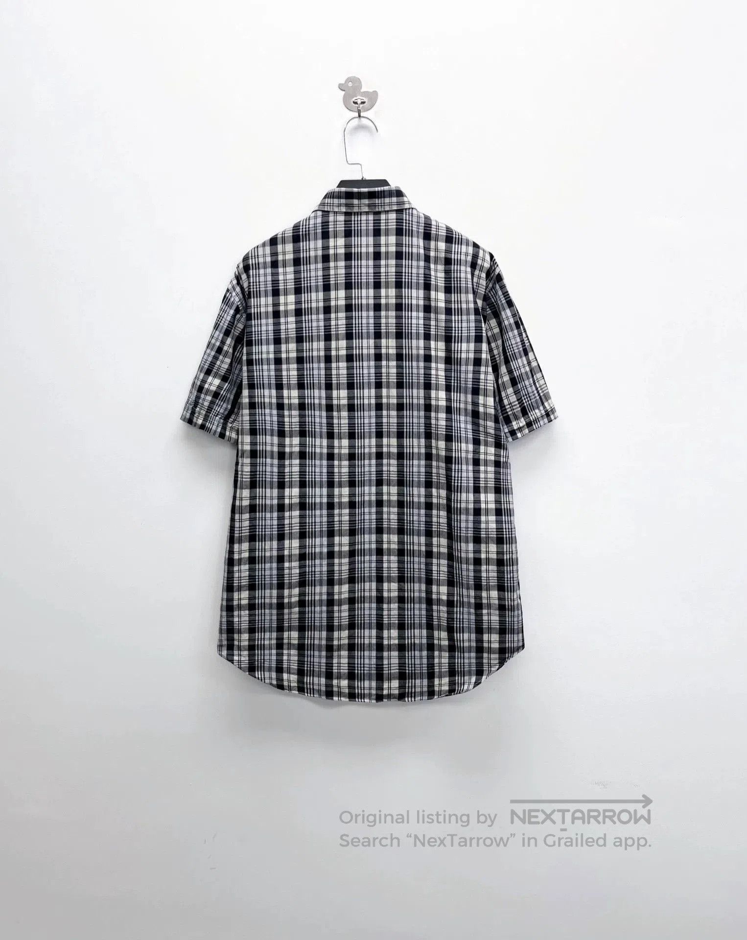 Dior dior gray white check short sleeve shirt. Size US L / EU 52-54 / 3 - 2 Thumbnail