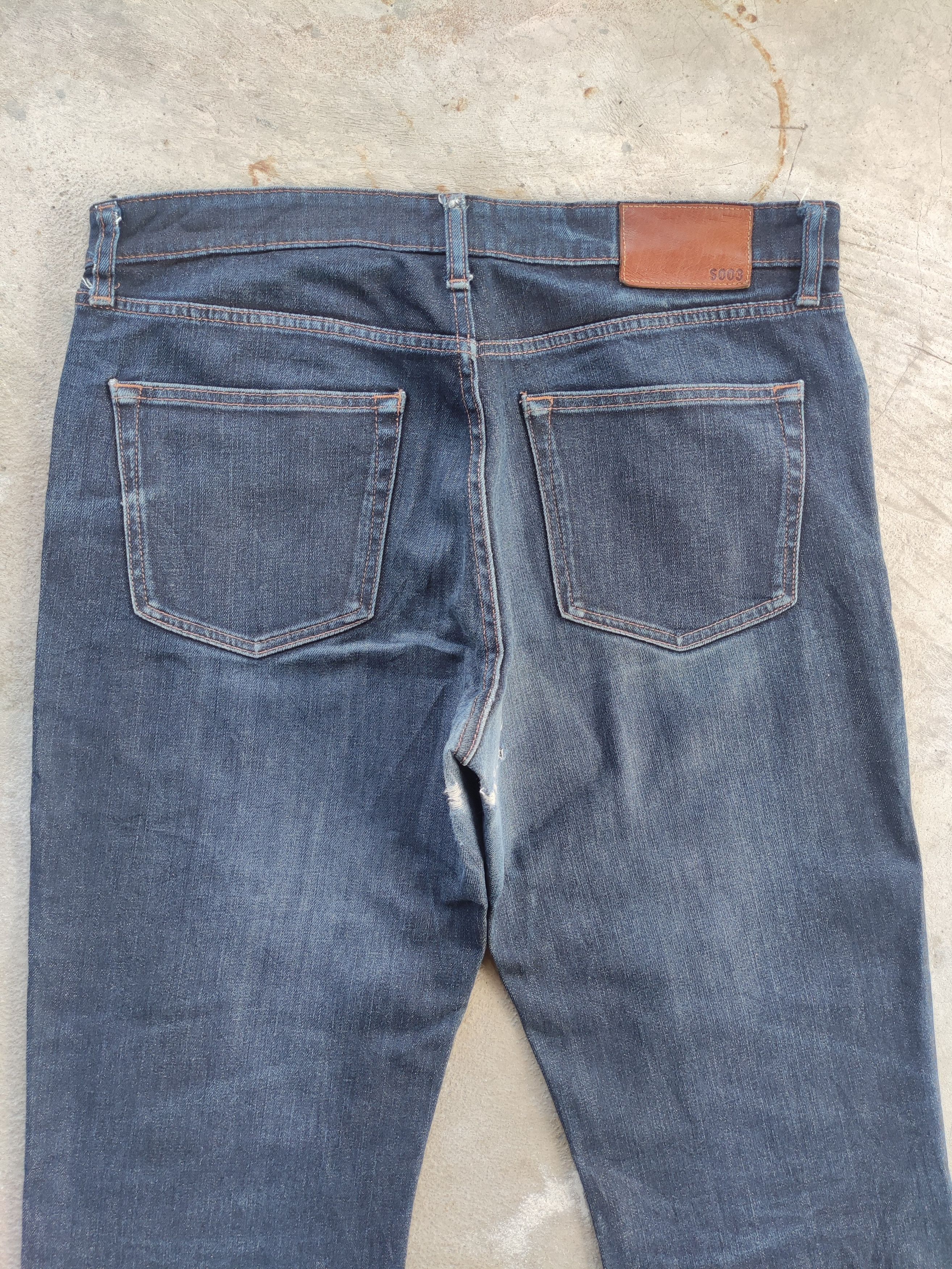 Japanese Brand Vintage Japanese Baggy Jean Distressed Faded Denim Size US 36 / EU 52 - 9 Thumbnail