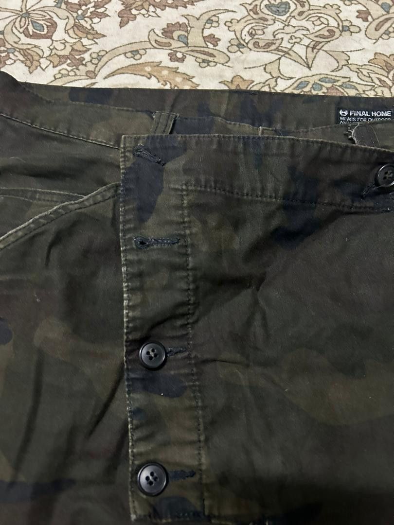 Final Home × Issey Miyake × Japanese Brand VINTAGE FINAL HOMME CAMOUFLAGE PANTS Size US 34 / EU 50 - 3 Thumbnail