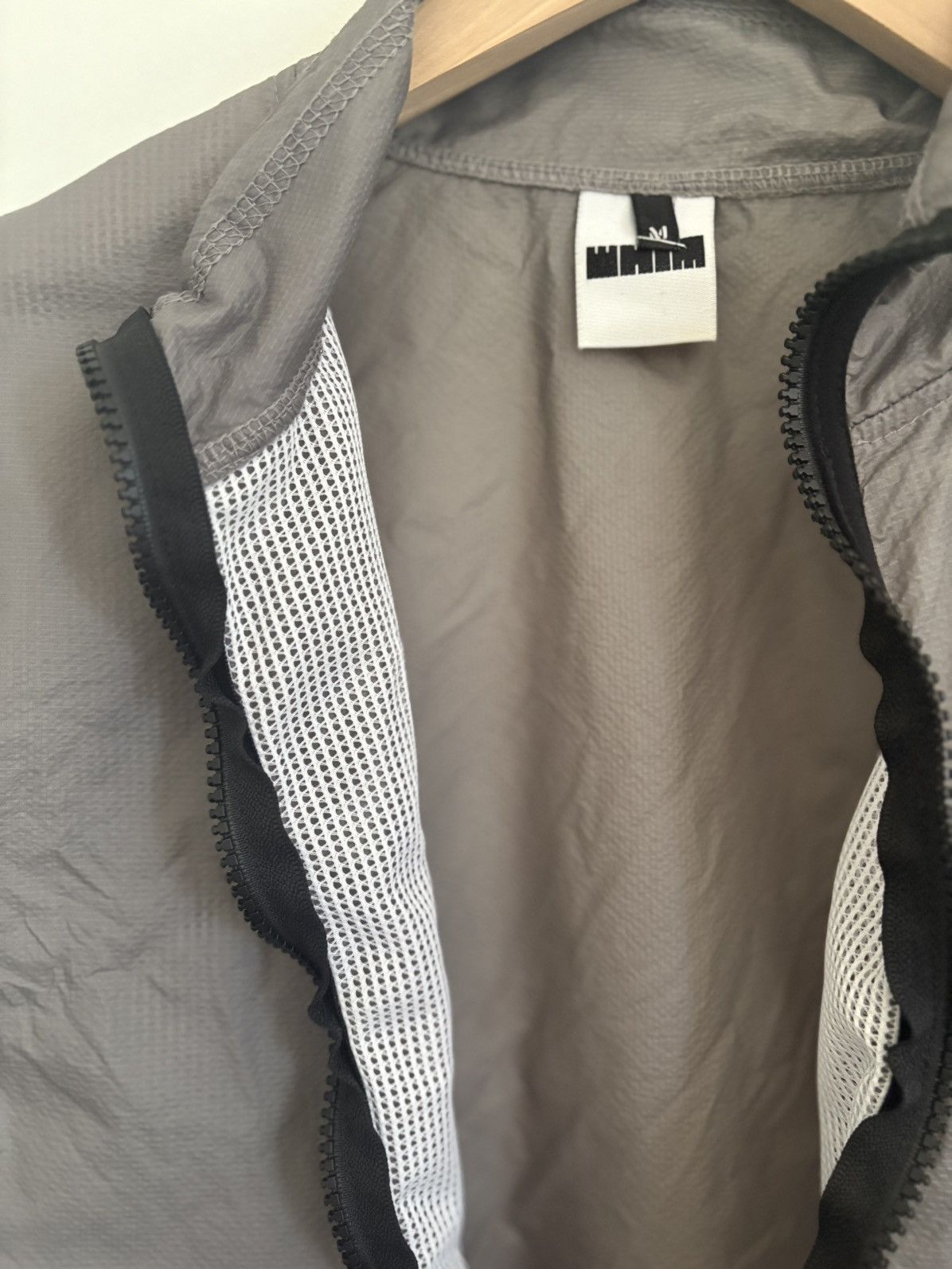 Whim Golf Whim Golf Packable Transparent Grid Nylon Full Zip Vest Size US M / EU 48-50 / 2 - 4 Thumbnail
