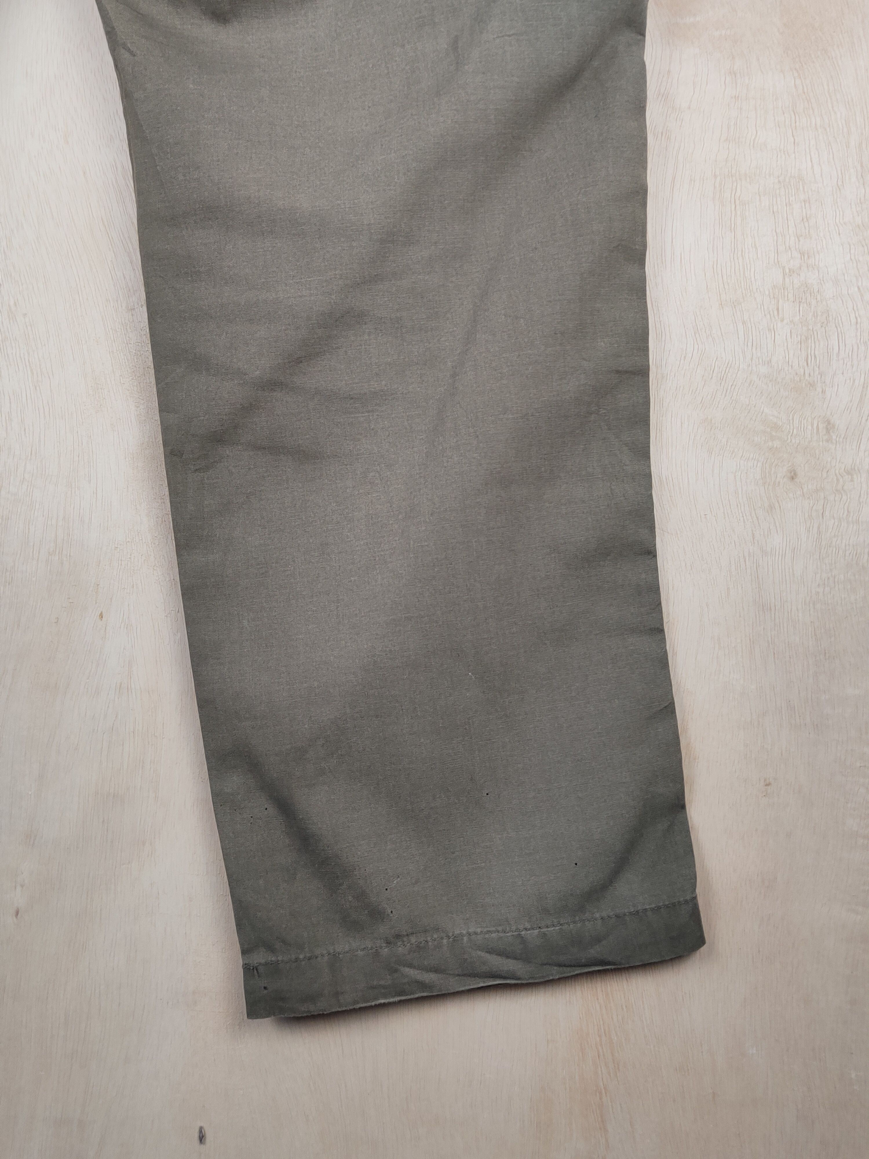 Japanese Brand O.R.G Olive Faded Multipocket Tactical Cargo Pants #S2453 Size US 31 - 14 Thumbnail