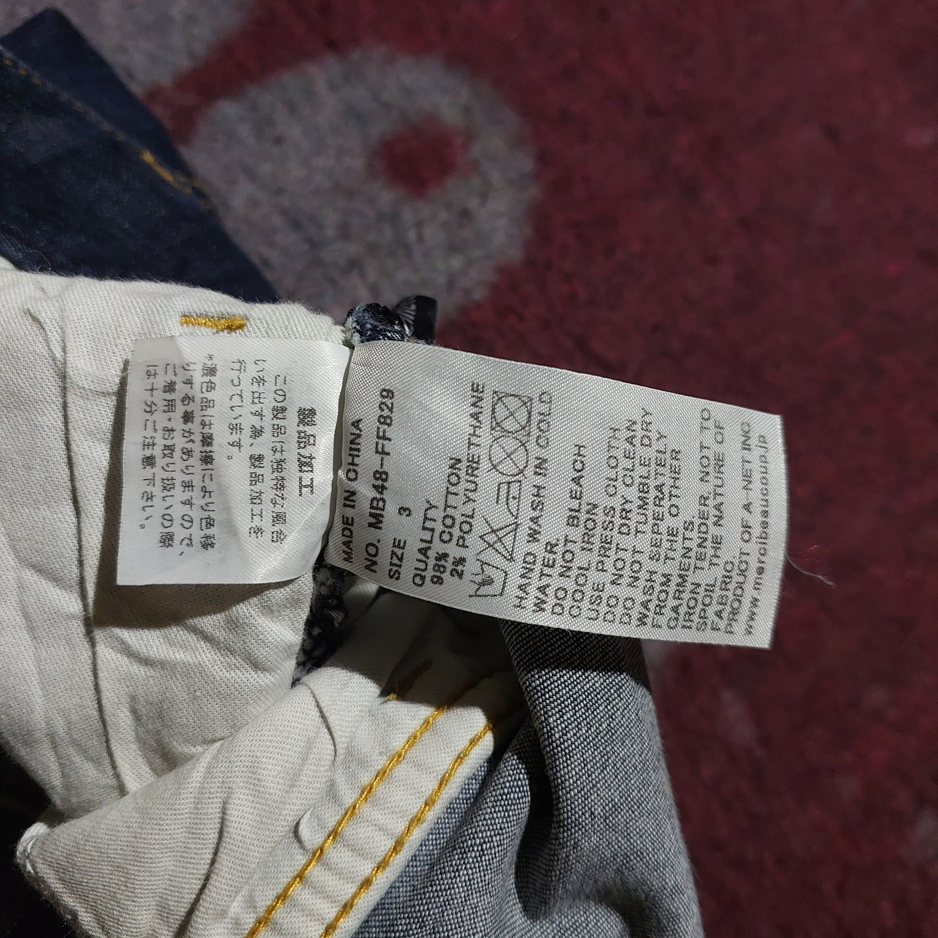 mercibeaucoup Mercibeaucoup Japan drop crotch front pocket denim jeans Size US 32 / EU 48 - 11 Thumbnail
