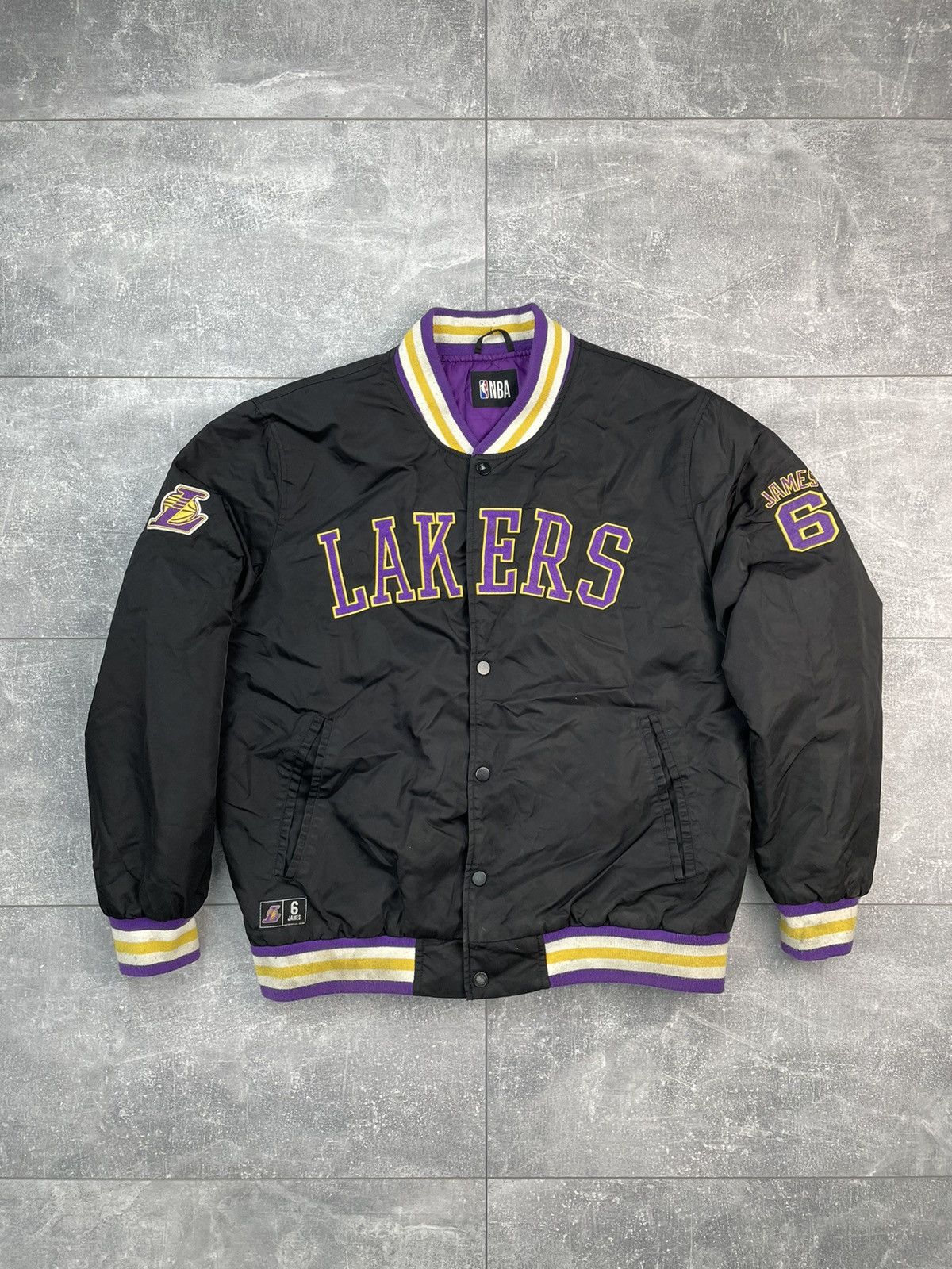 NBA NBA Lakers Varsity Bomber Jacket Size US L / EU 52-54 / 3 - 1 Thumbnail