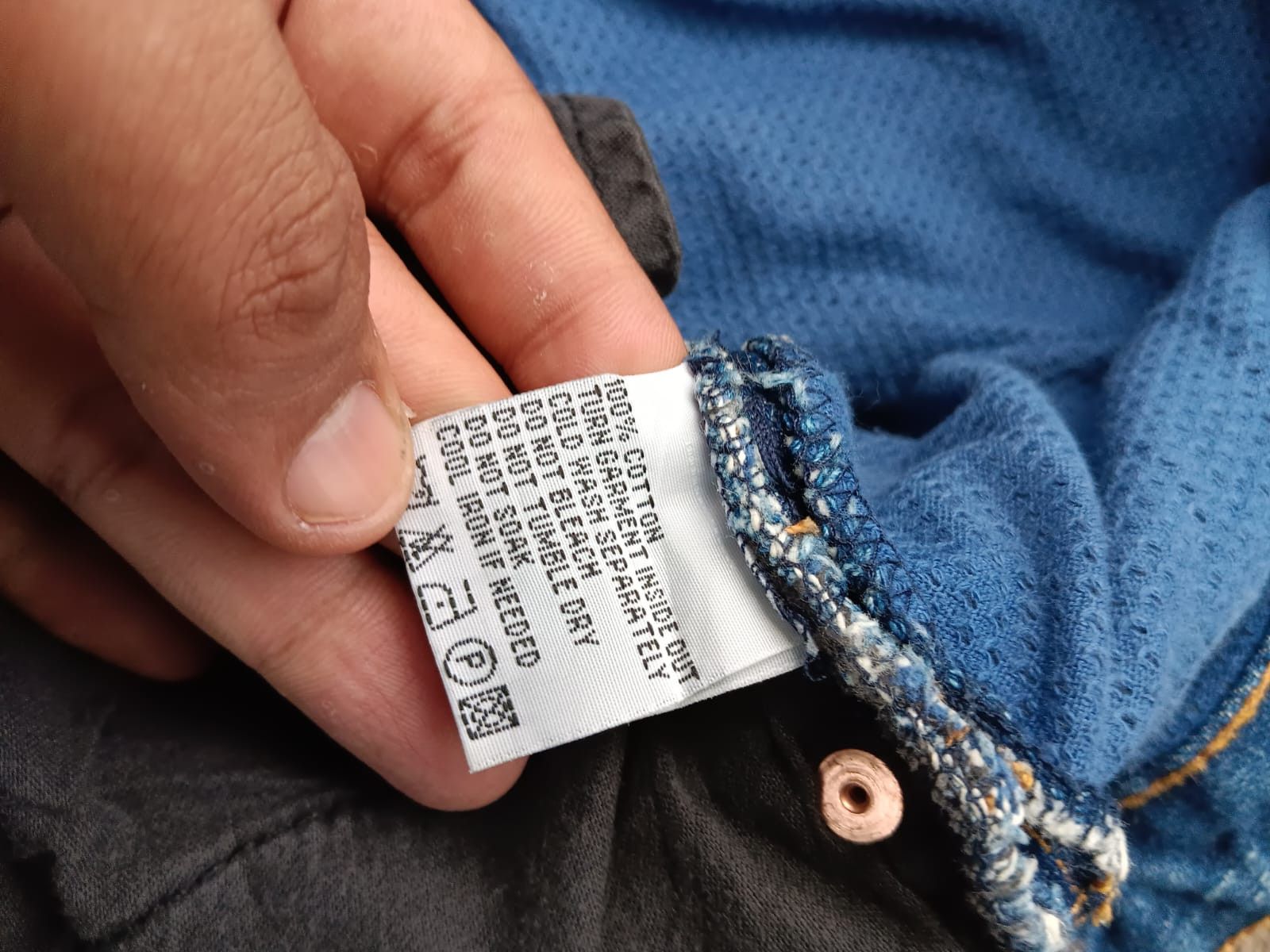 If Six Was Nine Double layered Tough jeans Smith distressed vintage jeans Size US 32 / EU 48 - 16 Thumbnail
