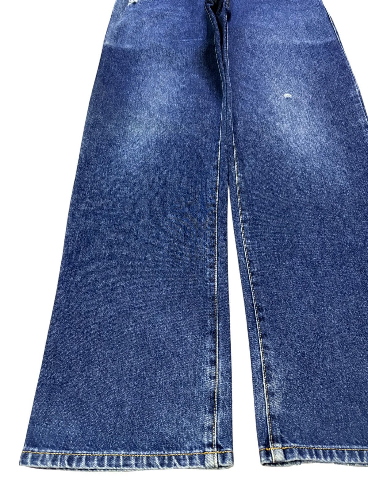 Stussy Vintage Stussy Blue Wash Distress Loose Baggy Jeans Size US 34 / EU 50 - 6 Thumbnail
