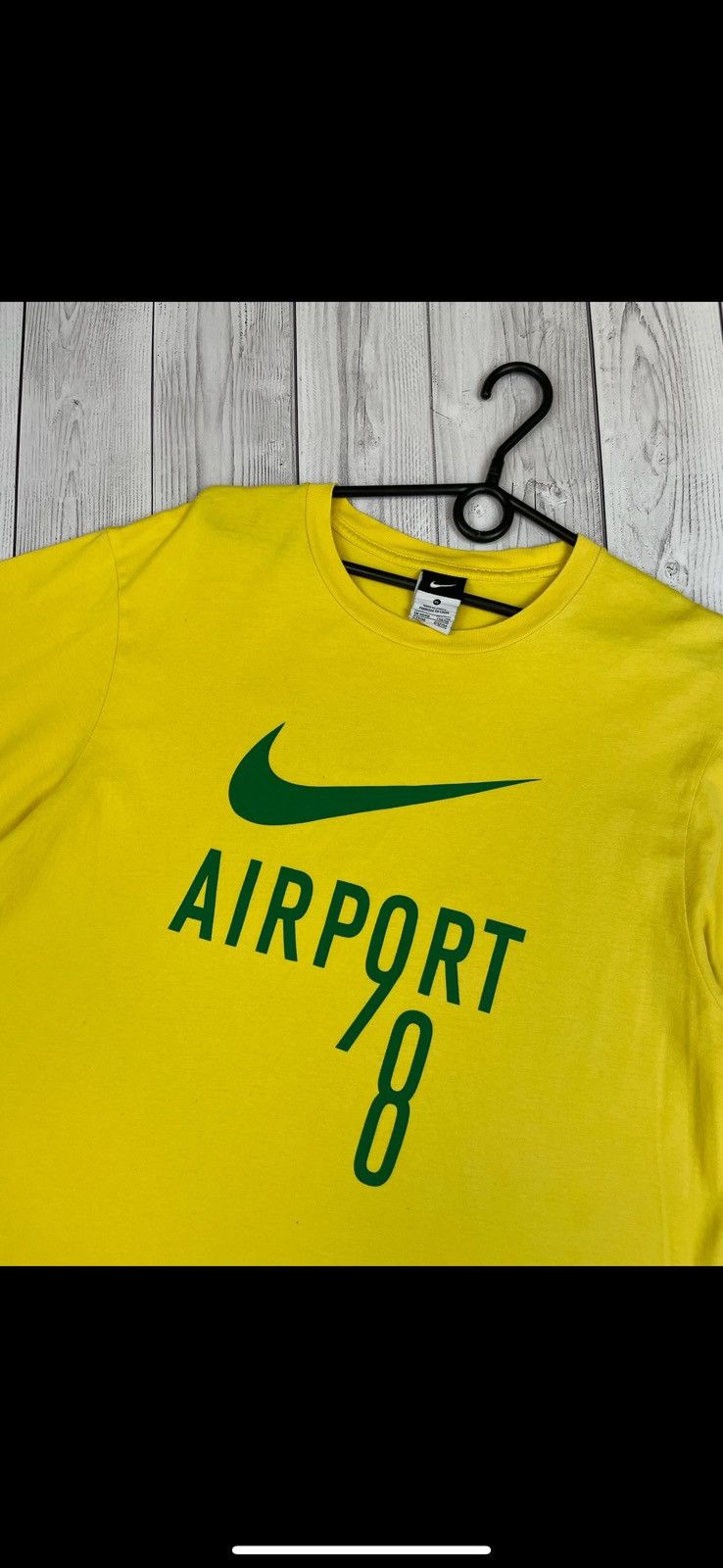 Nike Vintage Nike Brasil soccer tee Airport 1998 rare total 90 Size US XL / EU 56 / 4 - 2 Thumbnail