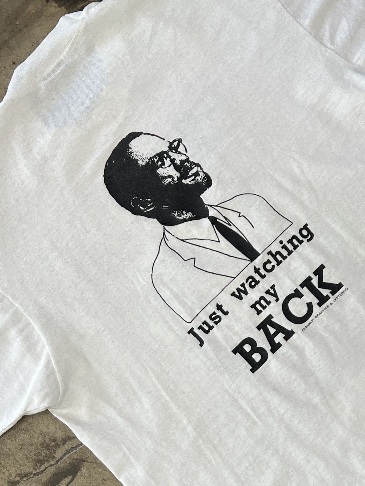 Vintage Vintage Malcolm X Watching My Back Social Justice Tee XL Size US XL / EU 56 / 4 - 4 Thumbnail