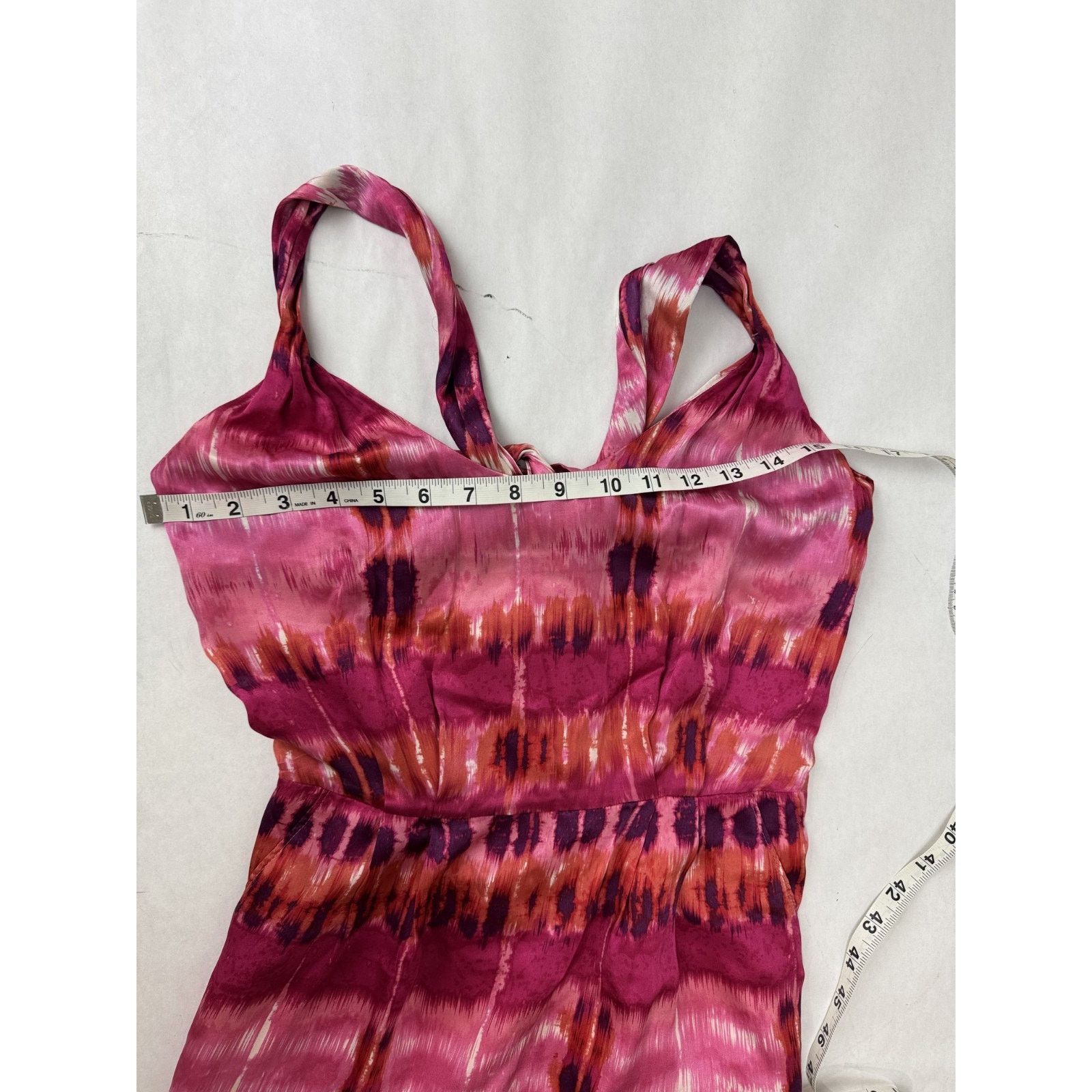 Banana Republic Twee Banana Republic Silk Twisted Shoulder Dress Pink 0 Size XS / US 0-2 / IT 36-38 - 7 Thumbnail