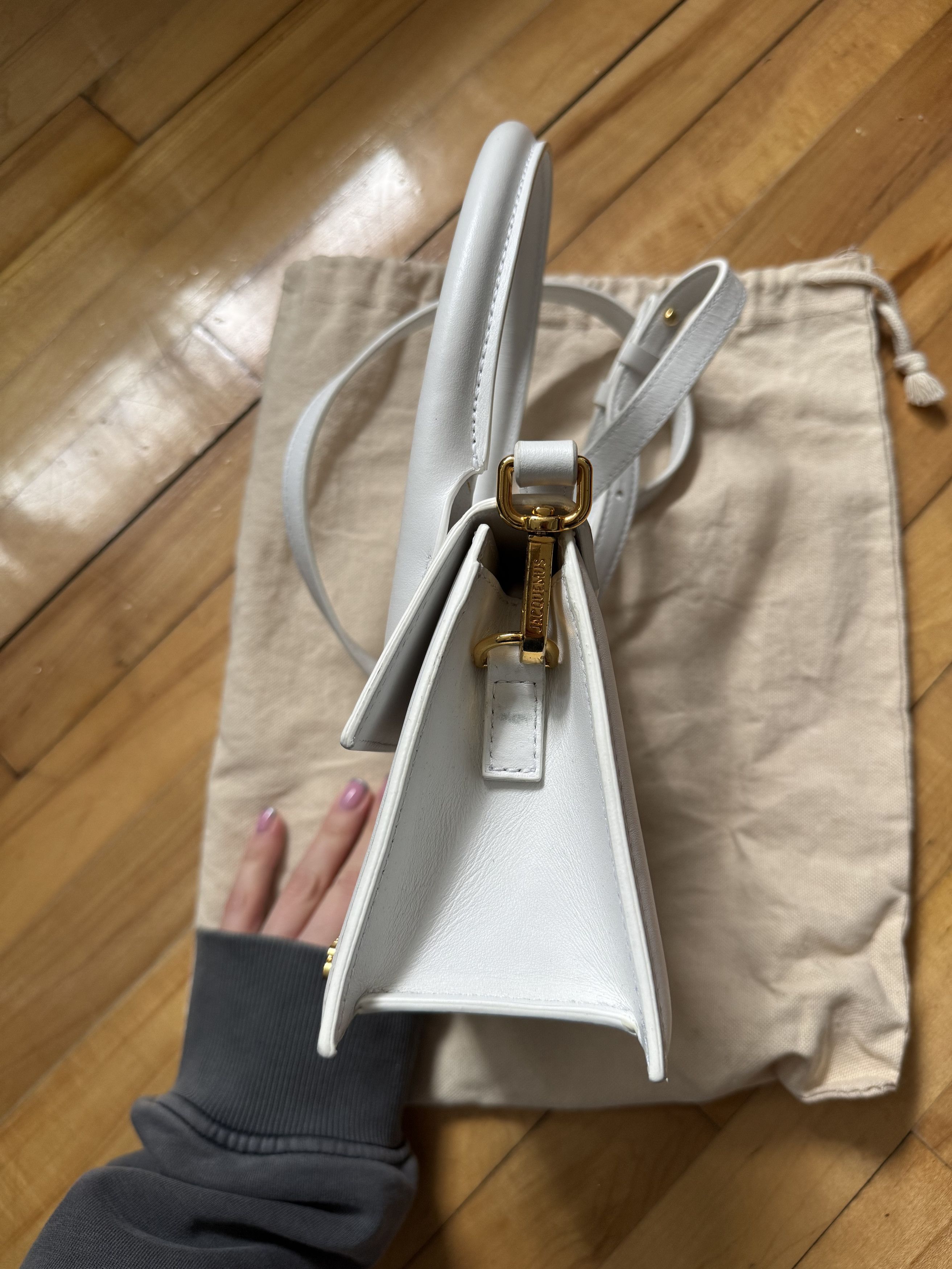 Jacquemus Jacquemus medium Chiquito white bag Size ONE SIZE - 4 Thumbnail