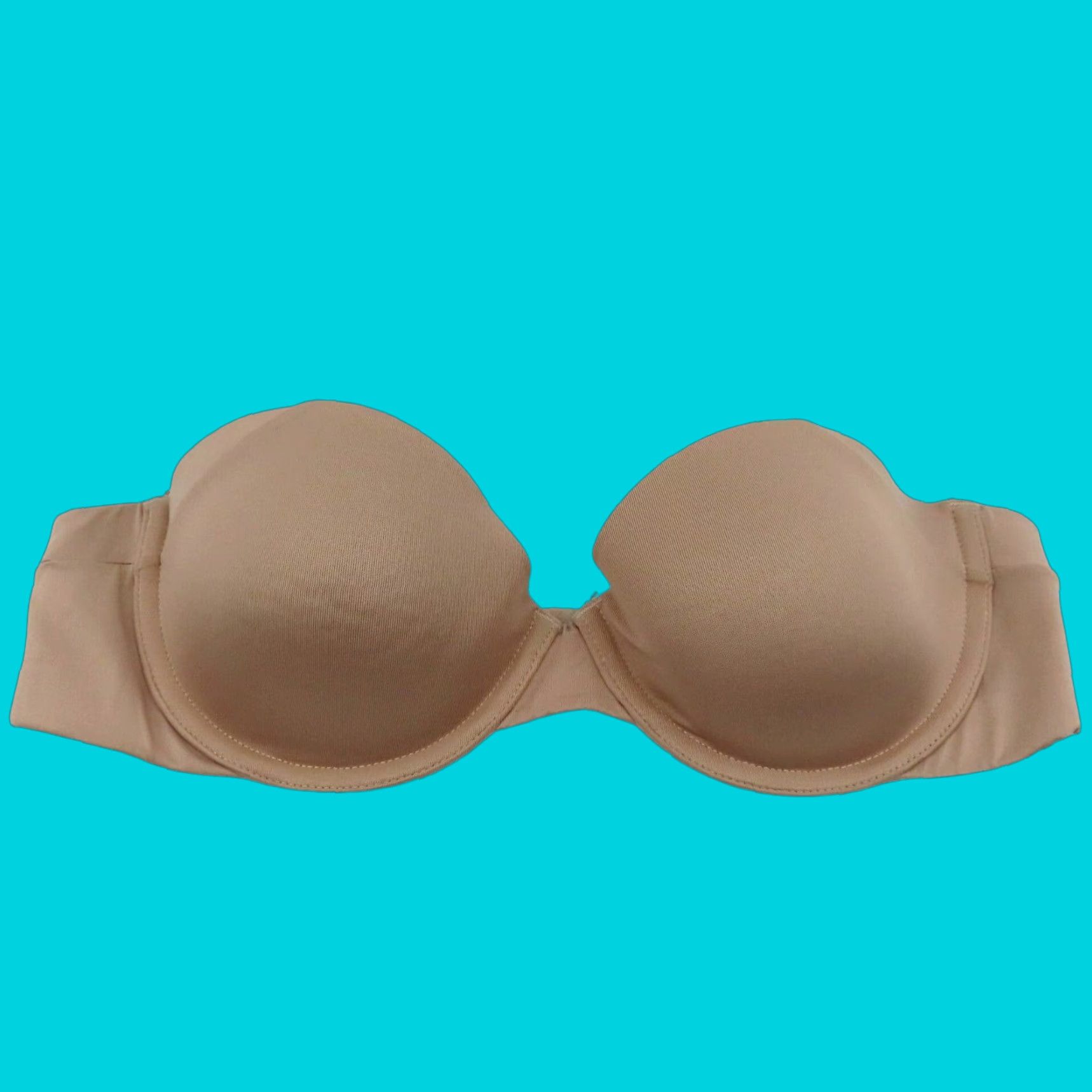 Vintage Maidenform Strapless Push Up Bra 34A 15763 Beige Underwire Padded Women Size ONE SIZE - 1 Thumbnail