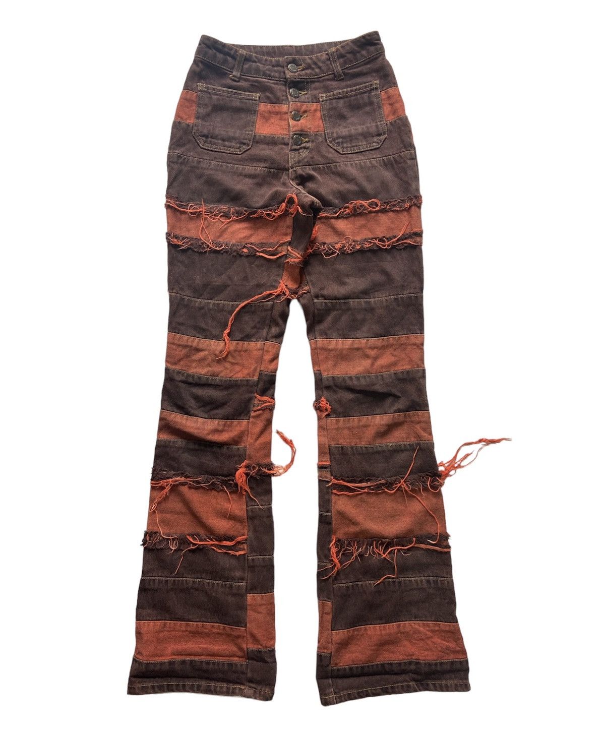 Hysteric Glamour Vintage Patchwork flared pants y2k like hysteric glamour Size US 26 / EU 42 - 1 Thumbnail