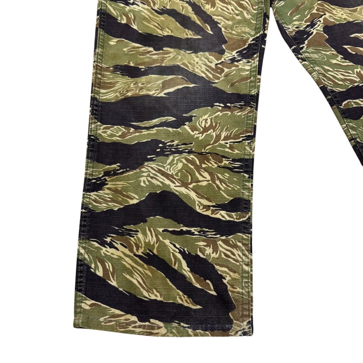 Vintage Vintage Gung Ho Tiger Stripe Fatigue Pant Ripstop Size US 31 - 8 Thumbnail