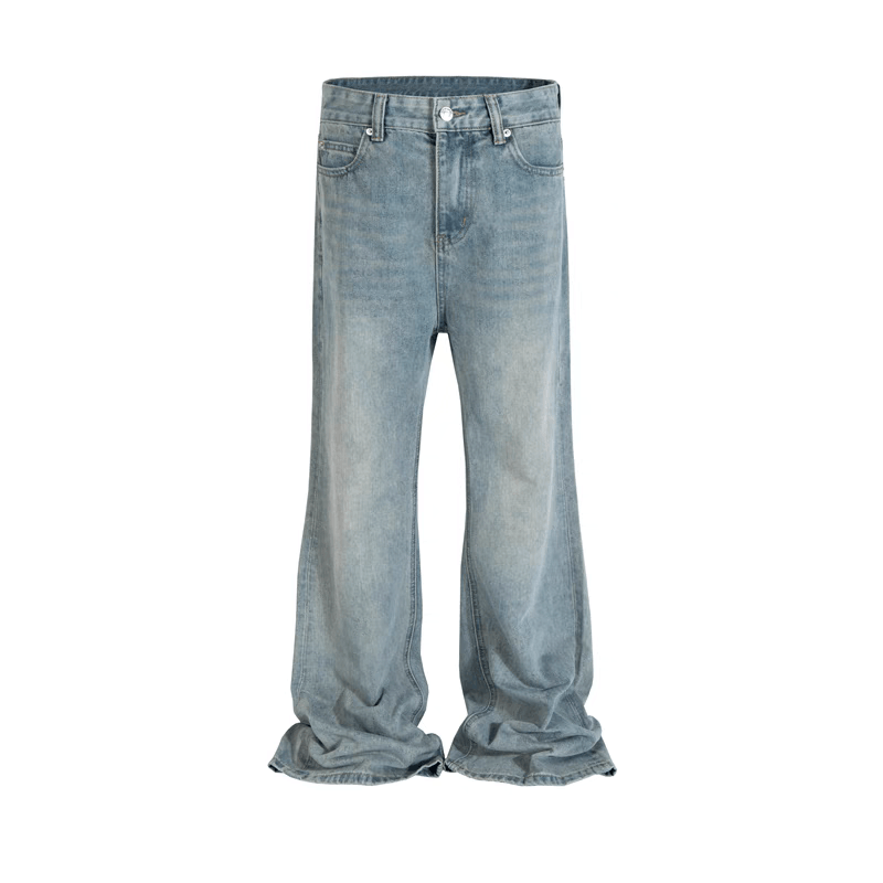 Jean × Vintage Washed faded cleanfit yuppie bootcut grunge flared jeans Size US 30 / EU 46 - 1 Thumbnail