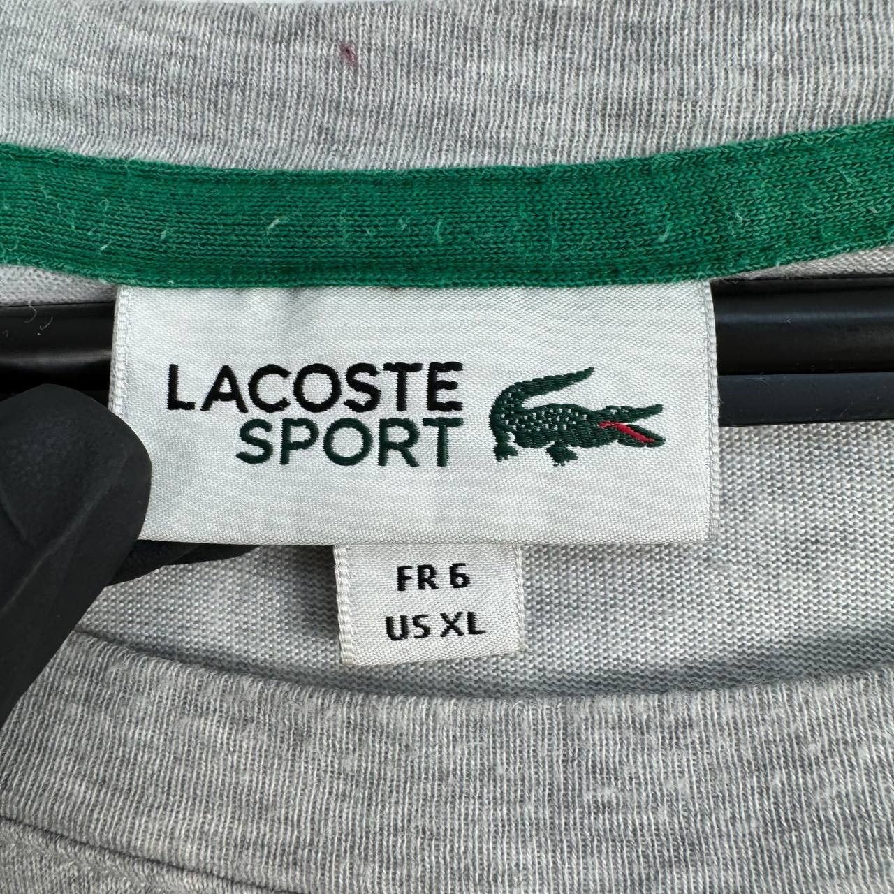 Lacoste Lacoste Big Crocodile Outline T-Shirt Grey Mens Size XL Size US XL / EU 56 / 4 - 4 Thumbnail