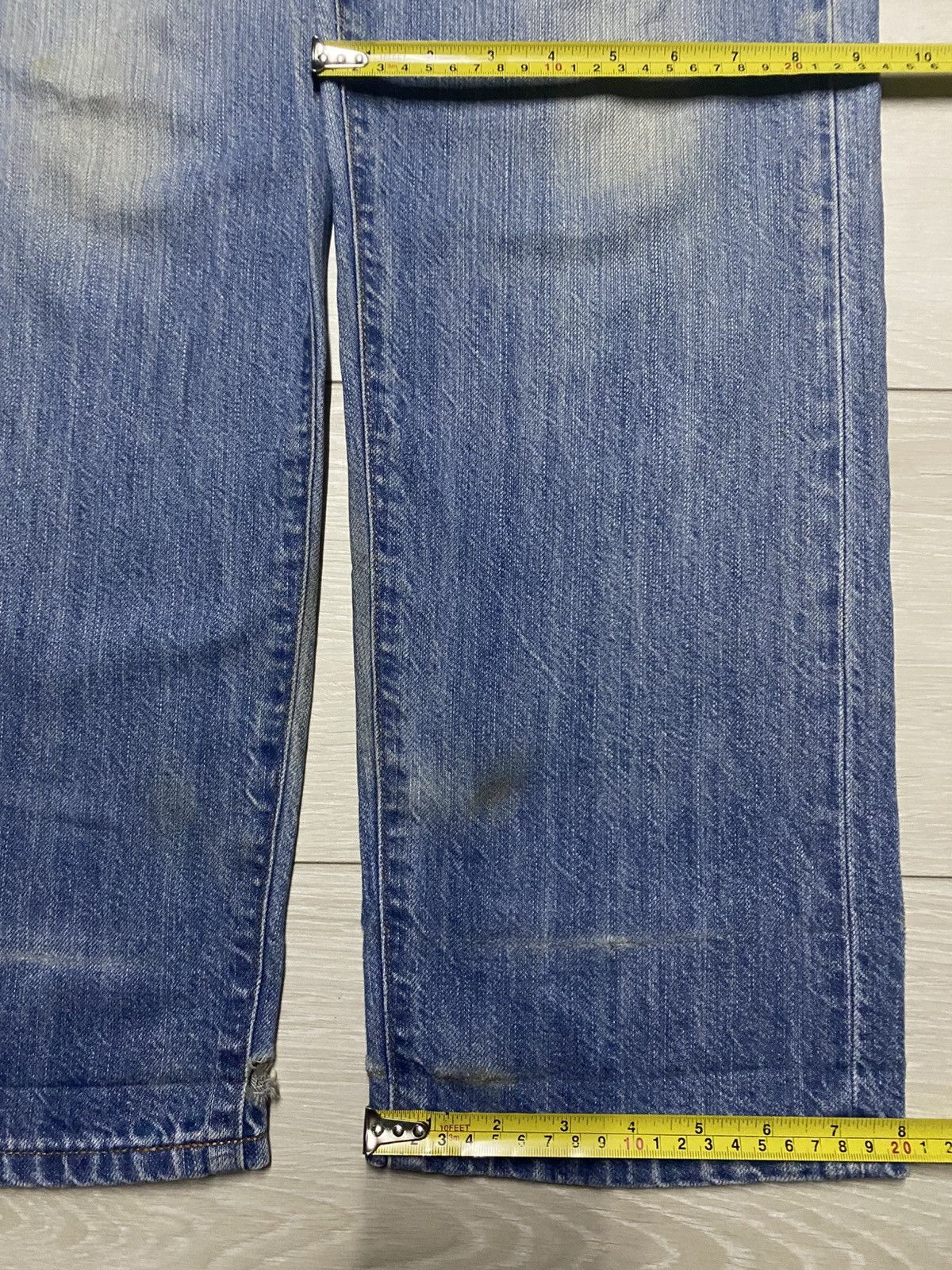 Japanese Brand Vintage Japanese Brand Back Number Faded Distressed Loose Size US 32 / EU 48 - 13 Thumbnail
