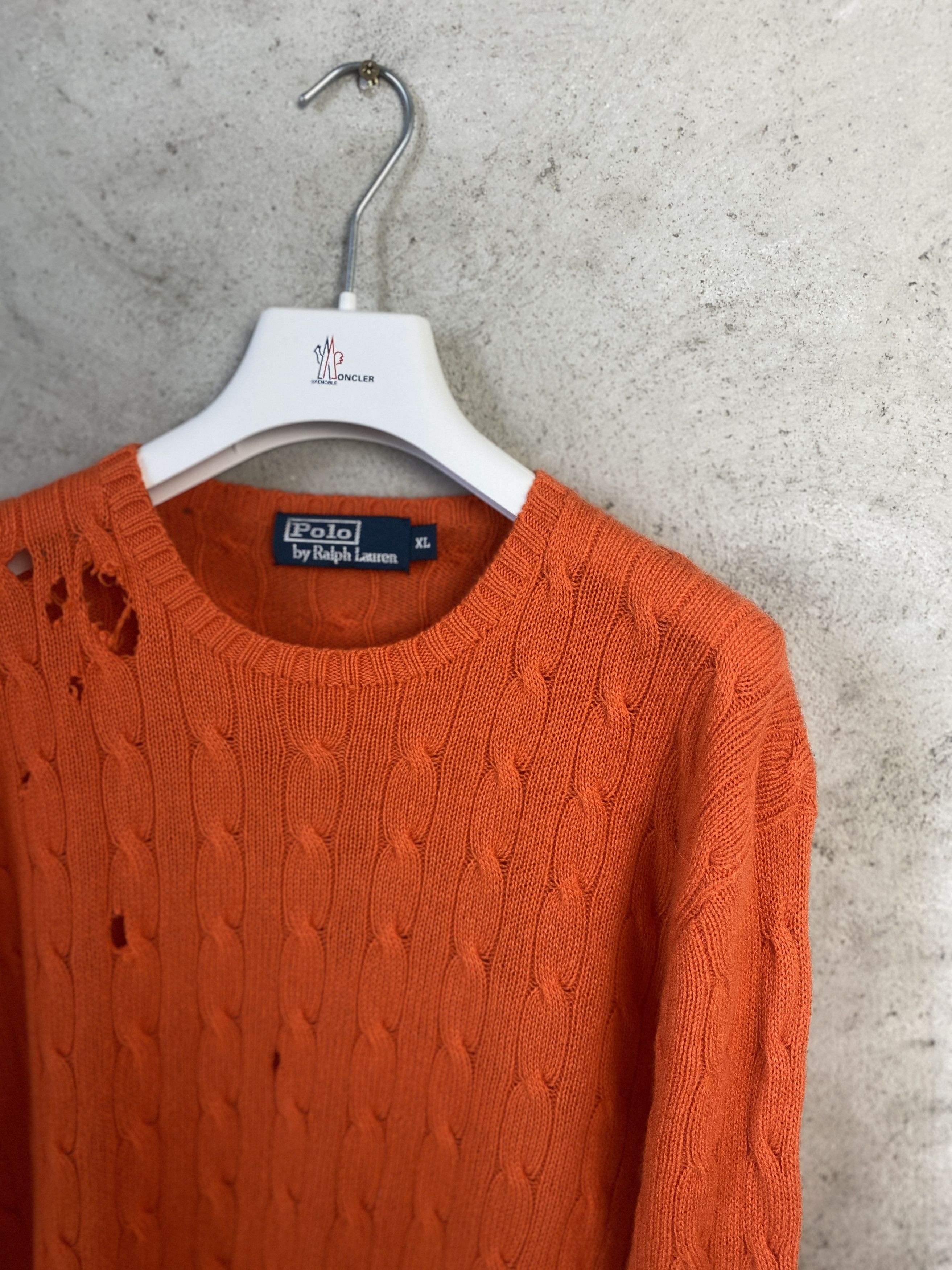 Polo Ralph Lauren Polo Ralph Lauren cashmere distressed sweater knitwear Size US XL / EU 56 / 4 - 2 Thumbnail