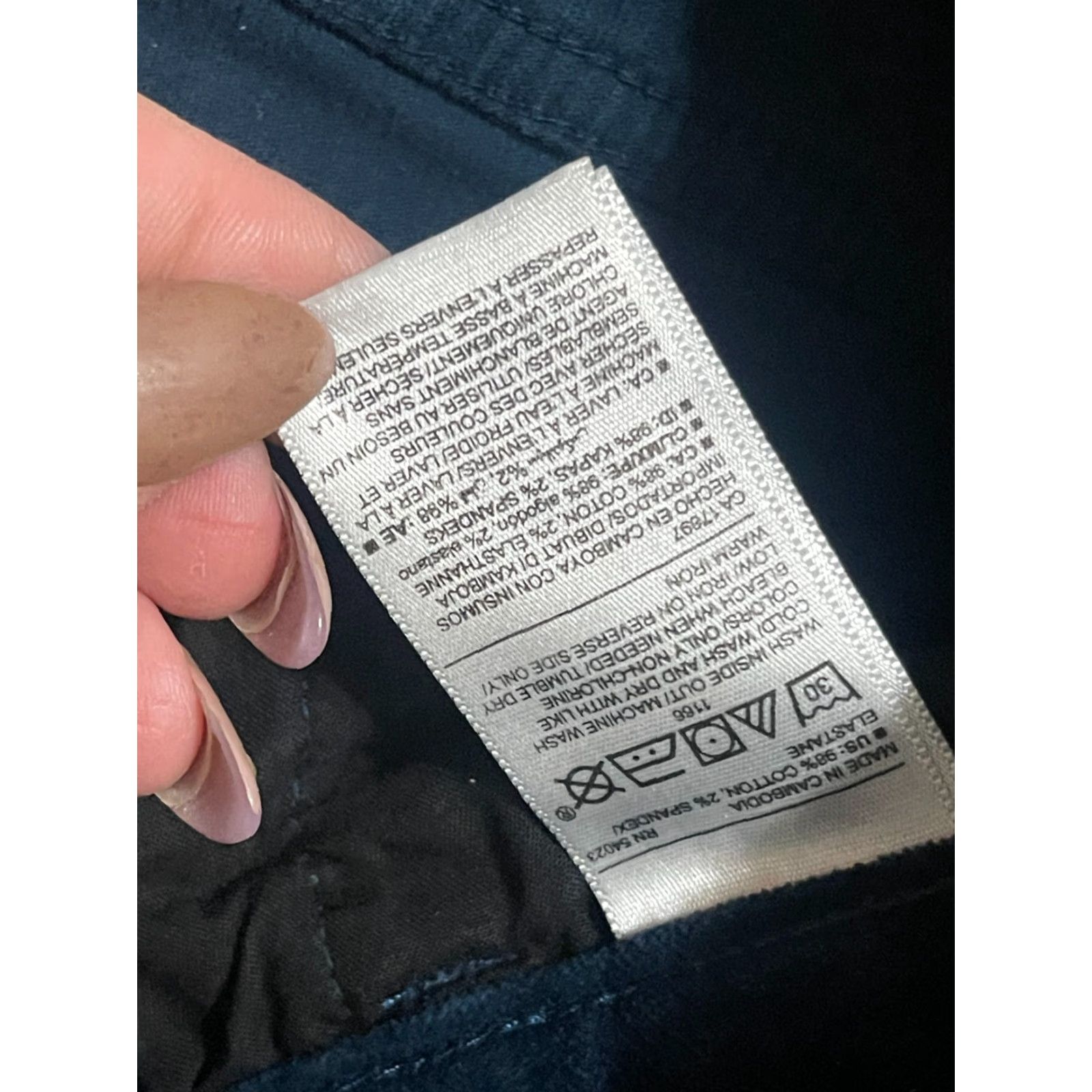 Old Navy Old Navy Jeans Women's Size 27 Blue Denim Rockstar Mid Rise Straight Leg Size 27" / US 4 / IT 40 - 7 Thumbnail