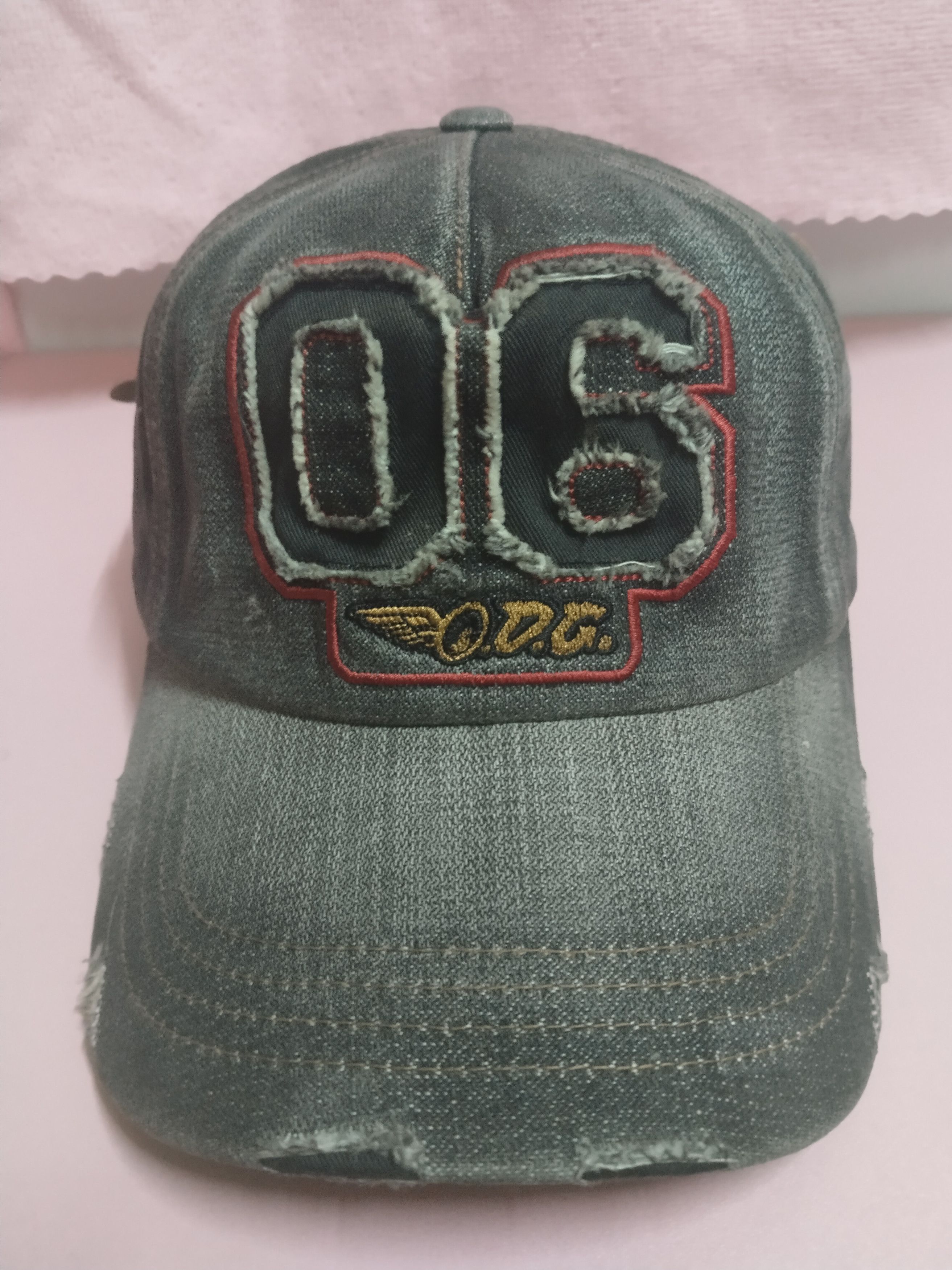 Vintage VINTAGE DISTRESSED DENIM ODG CALIFORNIA USA HAT Size ONE SIZE - 2 Thumbnail