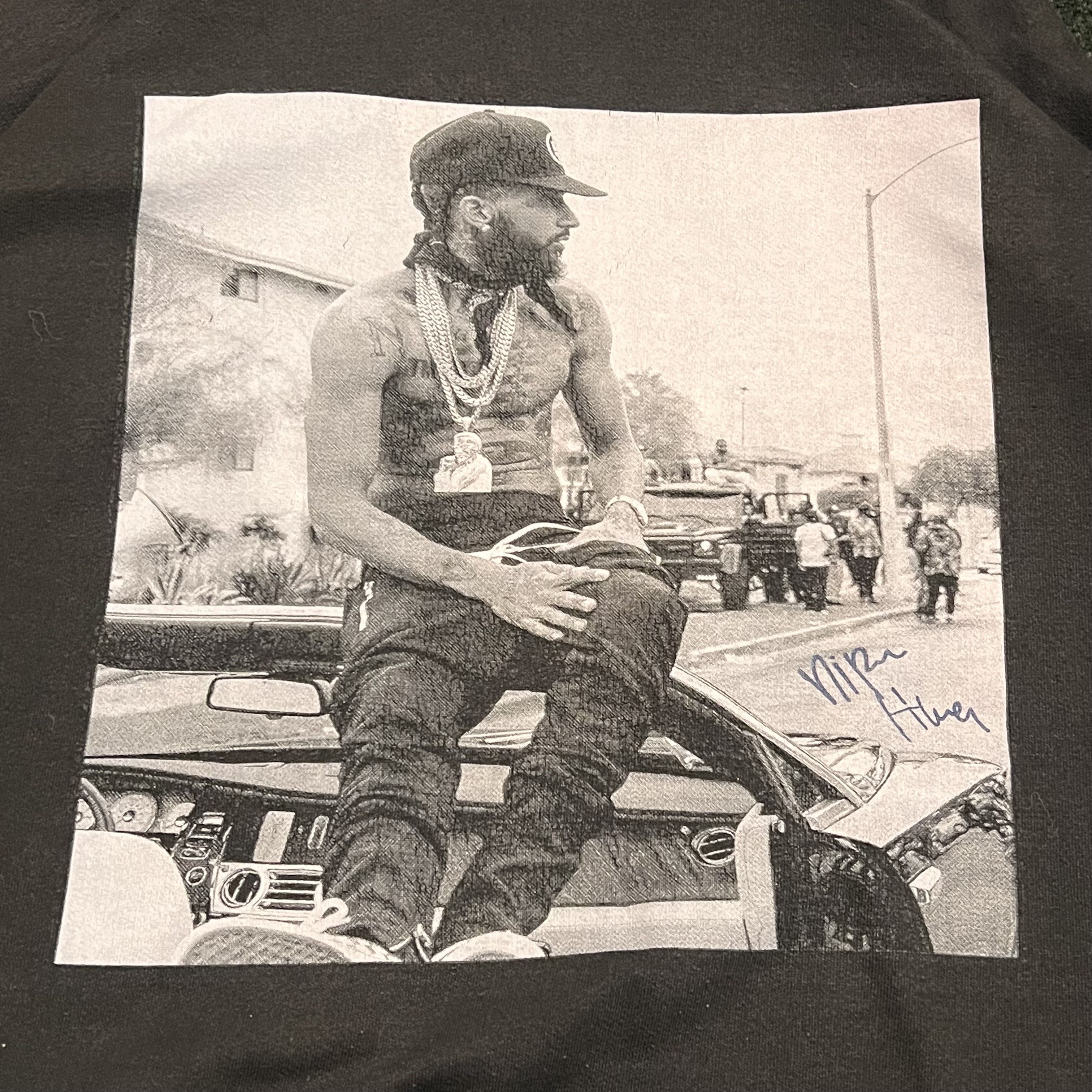 Rap Tees Hard Turn BK Nipsey Hussle Hoodie Size US XL / EU 56 / 4 - 2 Thumbnail