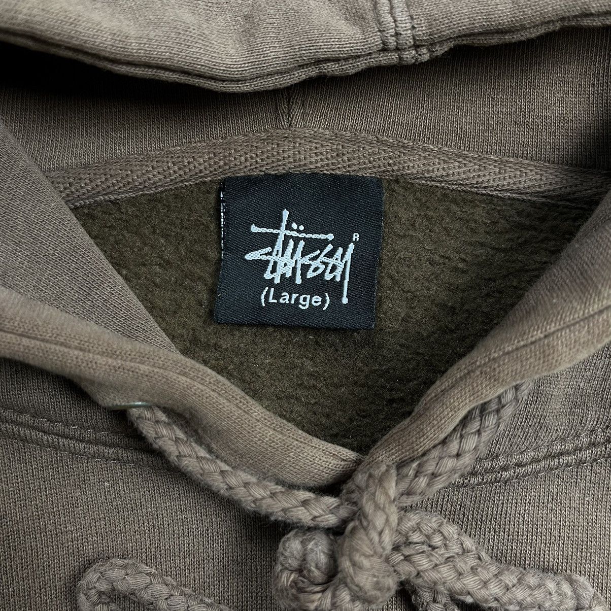 Stussy × Vintage Vintage Stussy logo hoodie brown Size US L / EU 52-54 / 3 - 6 Thumbnail