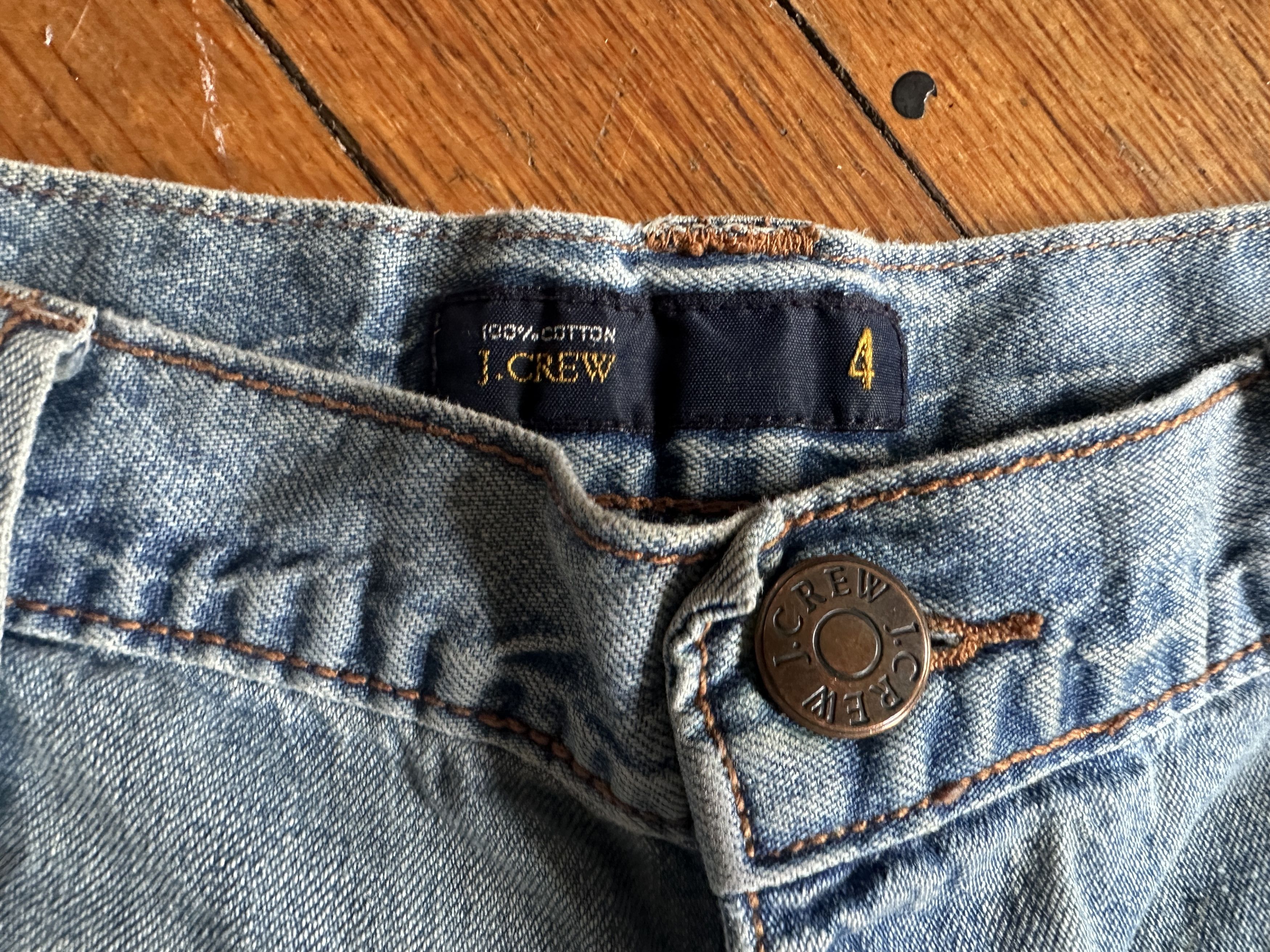 J.Crew Vintage J.Crew low rise front patch pocket jeans wmn's sz 4 Size 25" / US 0 / IT 36 - 3 Thumbnail