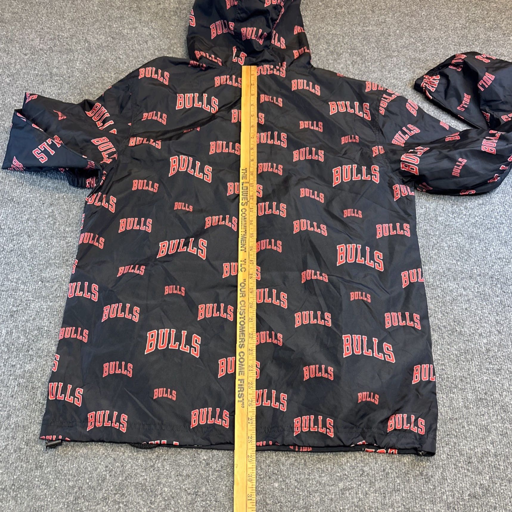 Vintage Fanatics Chicago Bulls NBA Hooded Windbreaker Jacket 1/2 Zip All Over Print Men's Small Size US S / EU 44-46 / 1 - 5 Thumbnail