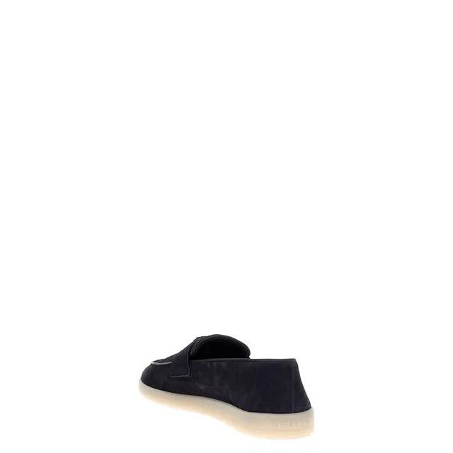 Prada PRADA Blue Suede Loafers New & Authentic (Men's size:9;) Size US 9 / EU 42 - 5 Thumbnail