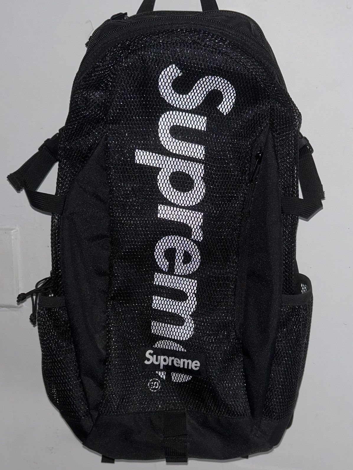 Supreme 3M Reflective Repeat Backpack Black - FW16 - US