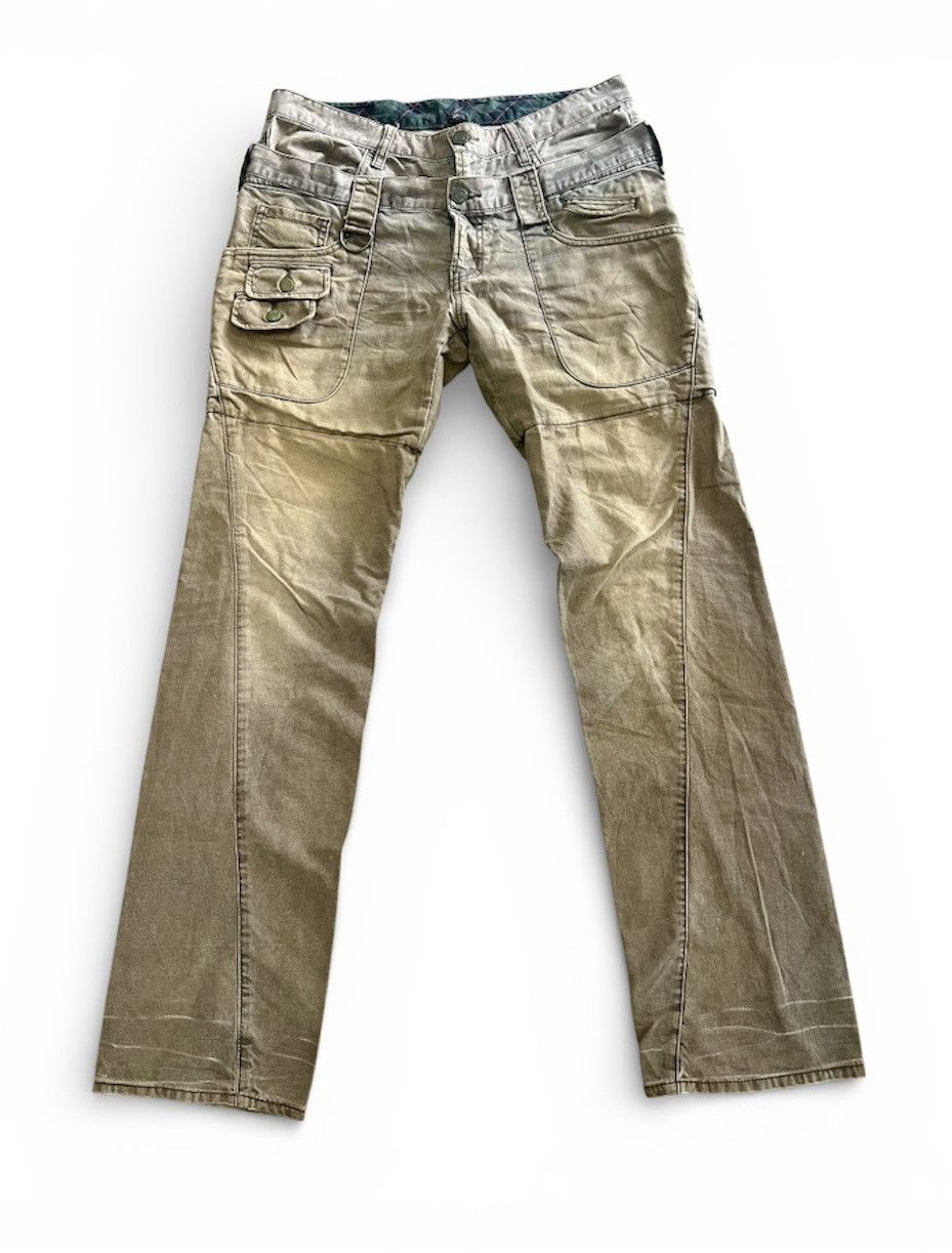 PPFM Vintage PPFM Double Waist Bondage Cargo Pants Size US 32 / EU 48 - 1 Thumbnail