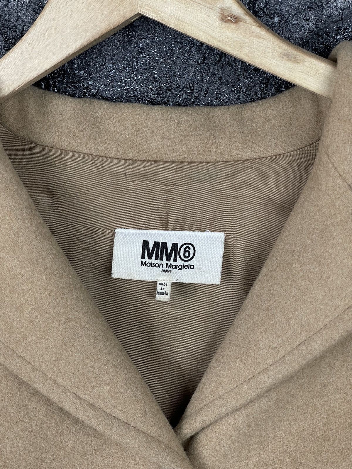 Maison Margiela MM6 Maison Margiela Luxury Beige Oversized Coat Jacket Women’s Size 40 Size S / US 4 / IT 40 - 6 Thumbnail