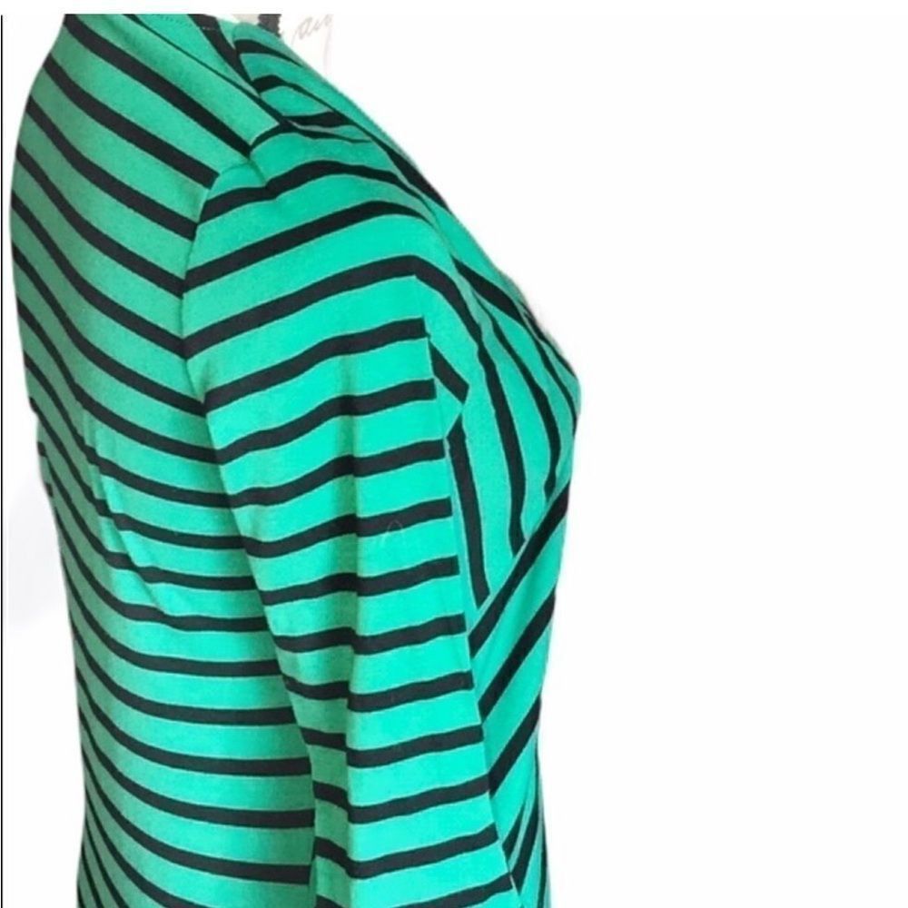 Other RXB Green and Black Striped Blouse Size M / US 6-8 / IT 42-44 - 3 Thumbnail