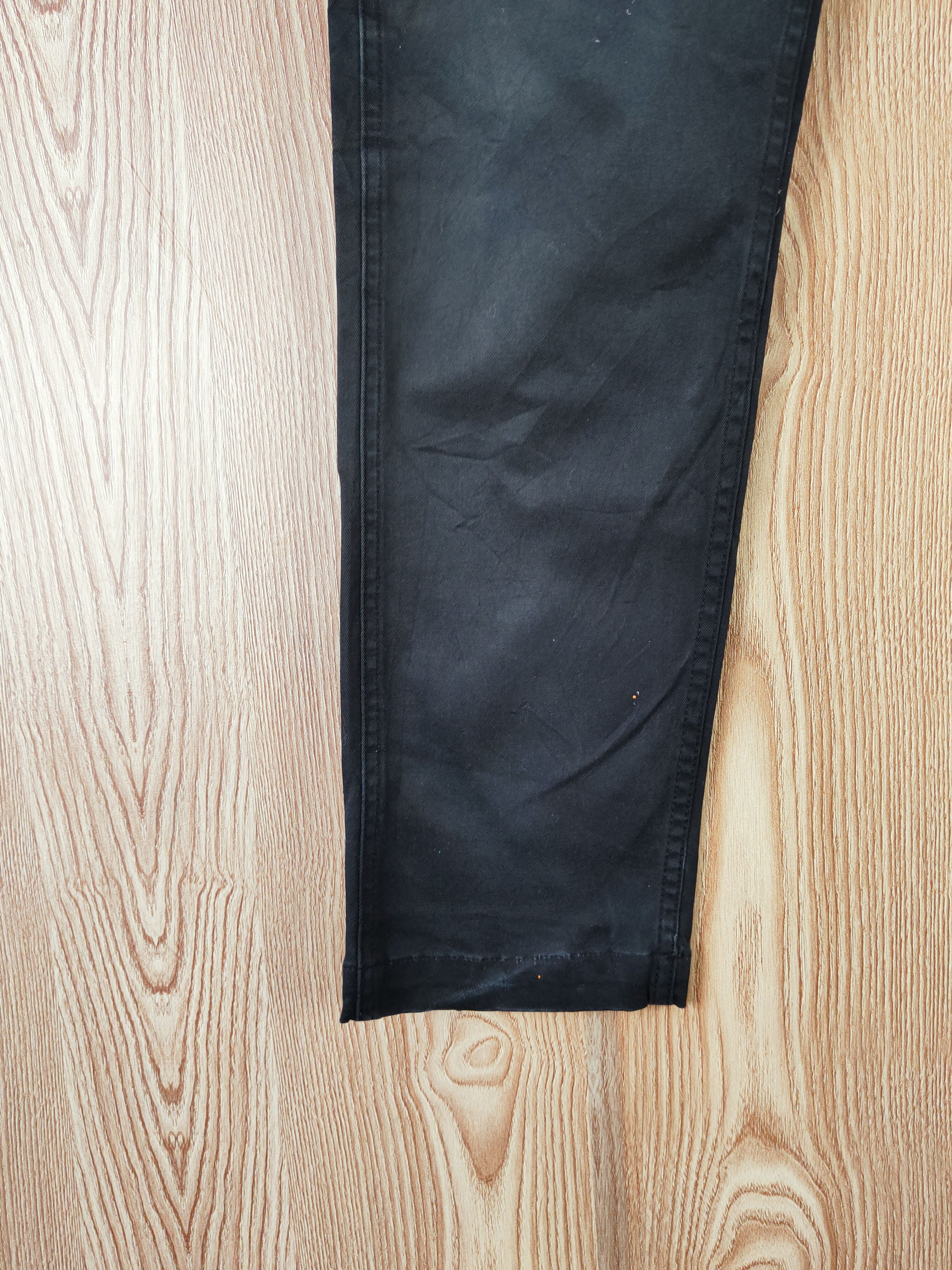 Japanese Brand × Vintage DL Back Number Black faded vintage Casual Pants #S2796 Size US 30 / EU 46 - 4 Thumbnail