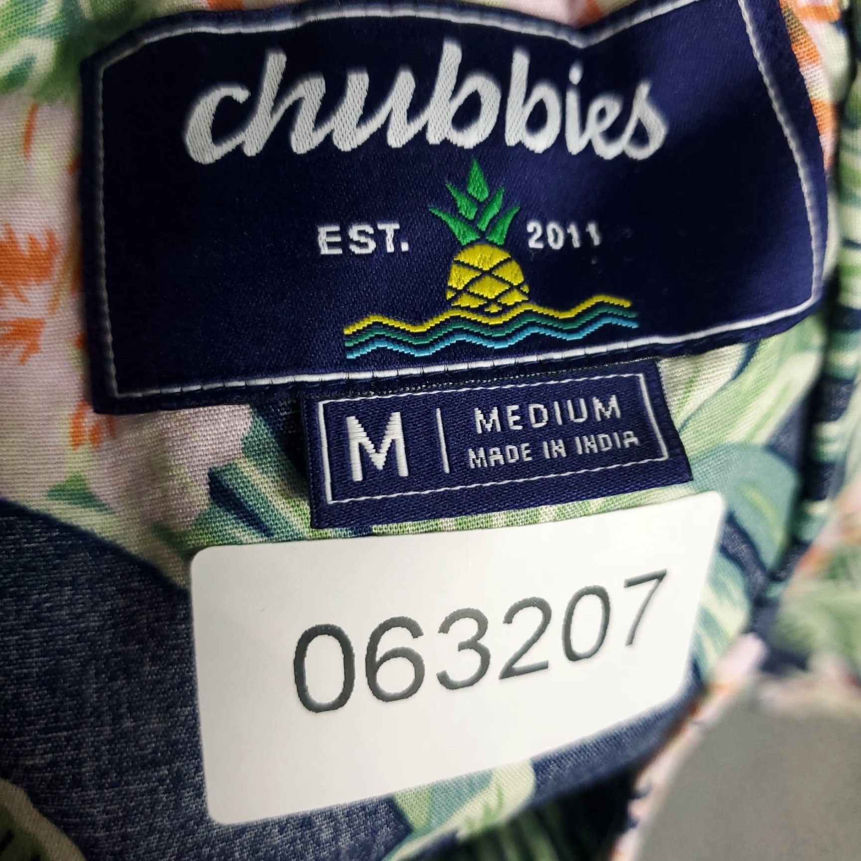 Chubbies Chubbies Shirt Mens Size Medium Blue Floral Button-Up Short Sleeve Casual Classic Hawaiian Patterned Size US M / EU 48-50 / 2 - 6 Thumbnail