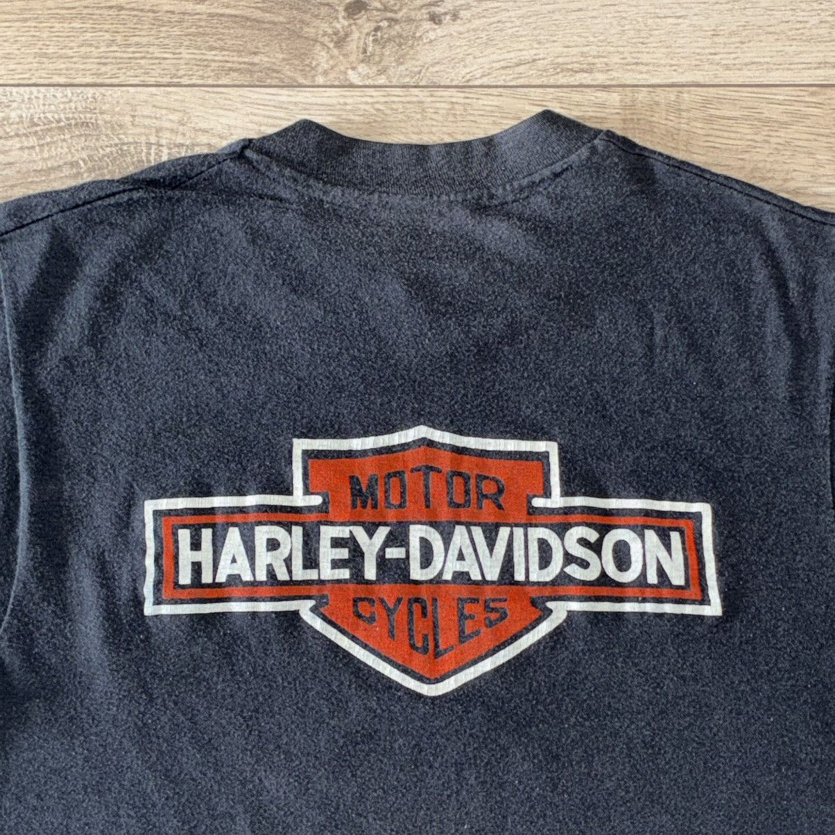 Harley Davidson 80s Laurel & Harley motorcycle accessories tee shirt Size US M / EU 48-50 / 2 - 4 Thumbnail