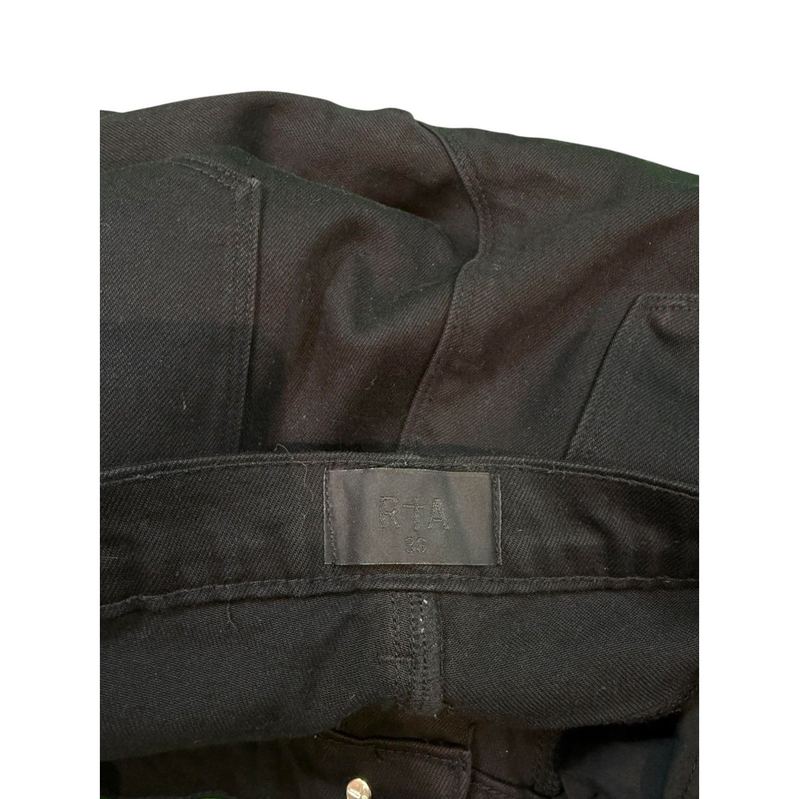 Rta RTA Slate Cargo Black Jeans Size US 36 / EU 52 - 3 Thumbnail