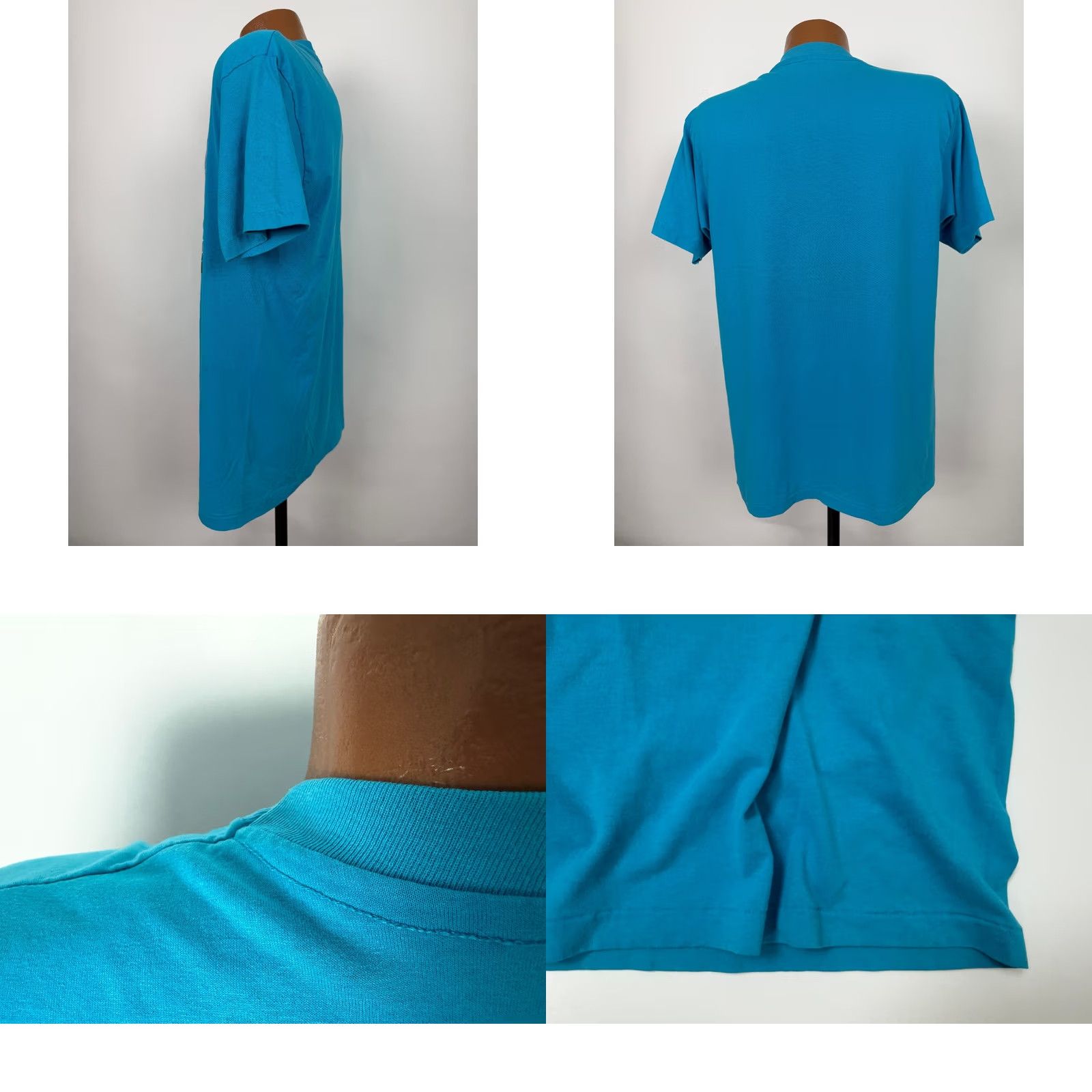 Vintage VINTAGE 80s Charleston South Carolina Shirt Large Blue Rainbow Row Historic Houses Men Size US L / EU 52-54 / 3 - 8 Thumbnail