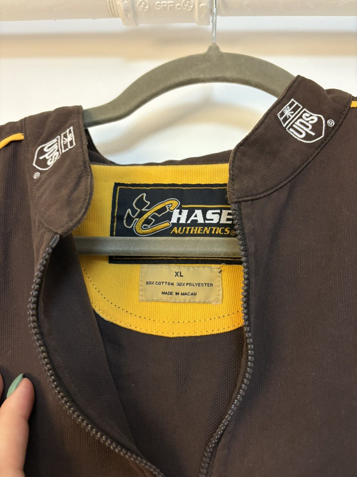 NASCAR Vintage Authentic UPS NASCAR 1/4 Zip Shirt XL Size US XL / EU 56 / 4 - 2 Thumbnail