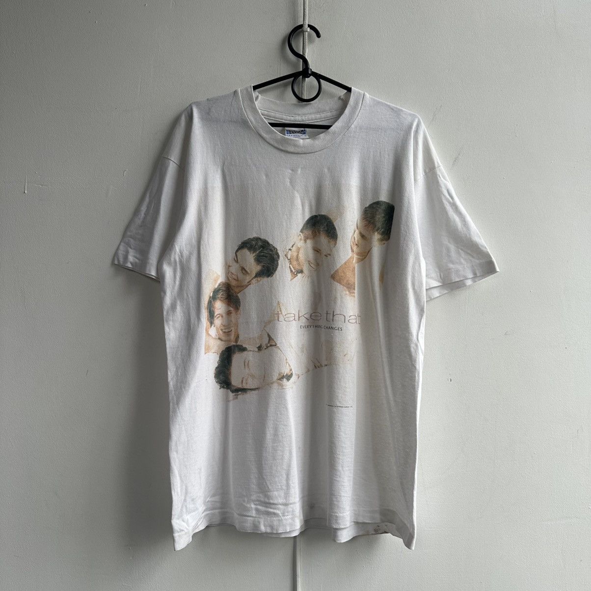 Band Tees Vintage 1993s TAKE THAT Tour Tshirt Size US XL / EU 56 / 4 - 1 Thumbnail