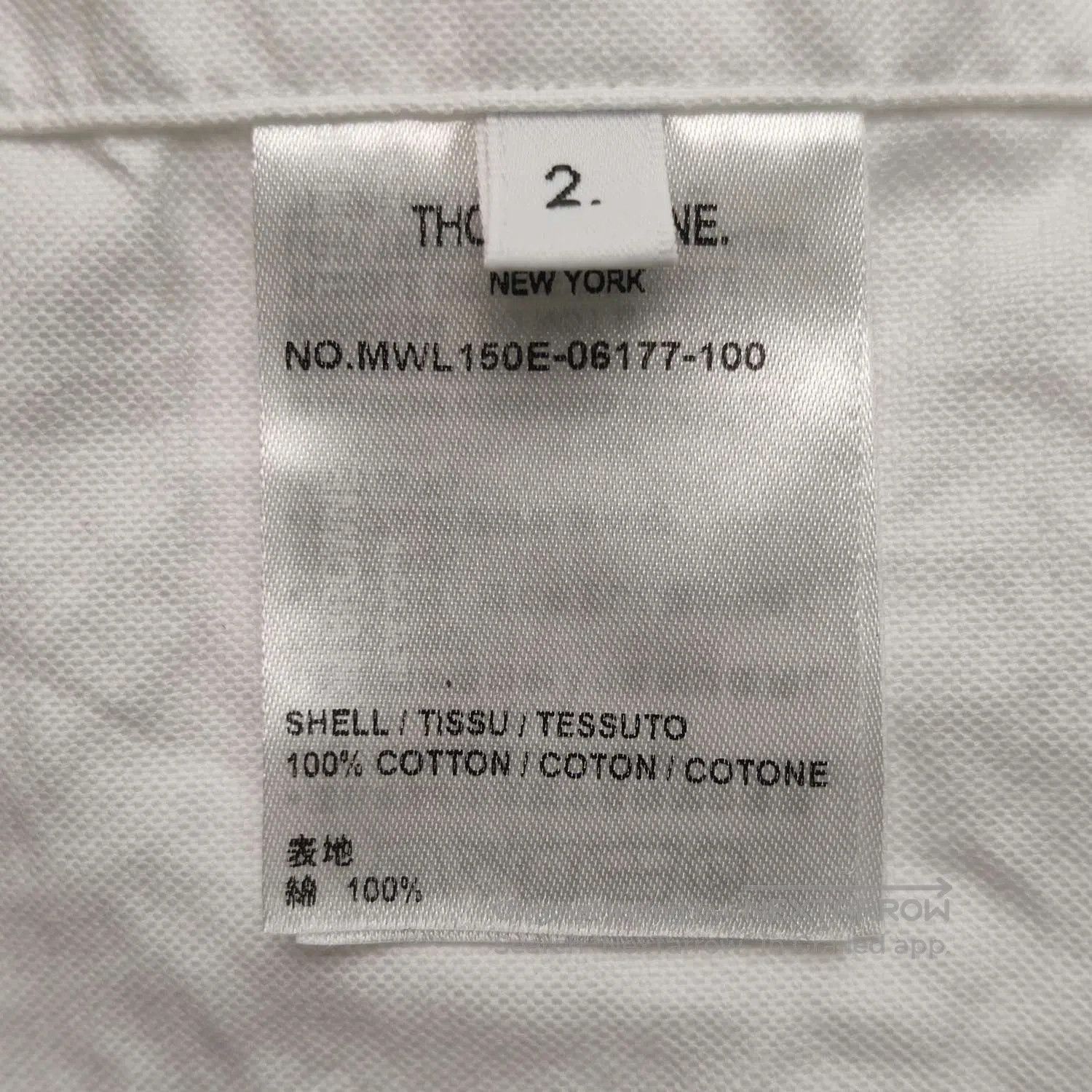Thom Browne Thom Browne Contrast Stripe Cotton Button-Down M. Size US M / EU 48-50 / 2 - 8 Thumbnail