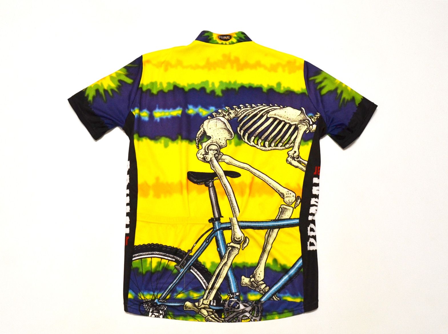 Vintage Primal Wear Skeleton Greatful Tread Dead Cycling Jersey Size US XL / EU 56 / 4 - 4 Thumbnail