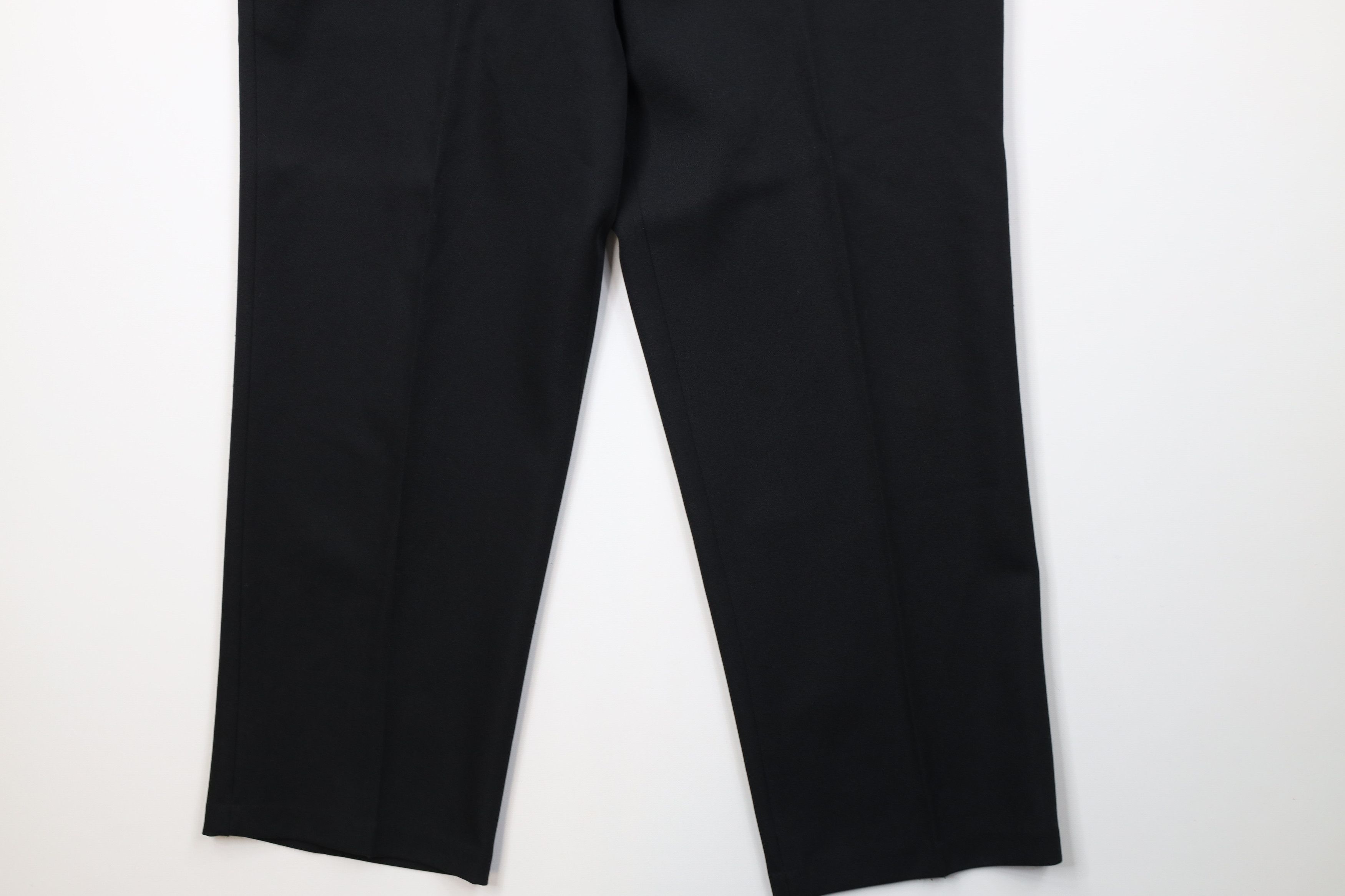 Levi's Vintage 90s Levis Flared Wide Leg Chino Pants Trousers Black Size US 38 / EU 54 - 4 Thumbnail