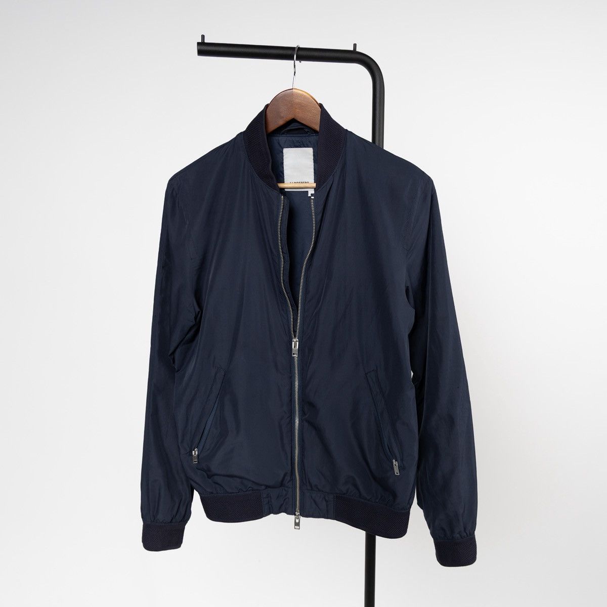 J.Lindeberg J.Lindeberg Blue Bomber Jacket Zip Up Lightweight Casual Size US S / EU 44-46 / 1 - 4 Thumbnail