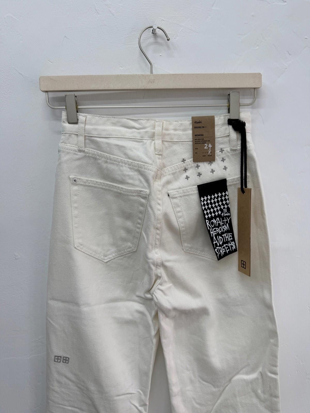 Ksubi new ksubi womens denim jeans brooklyn jean white sliced 24 6 Size 24" / US 00 / IT 34 - 7 Thumbnail