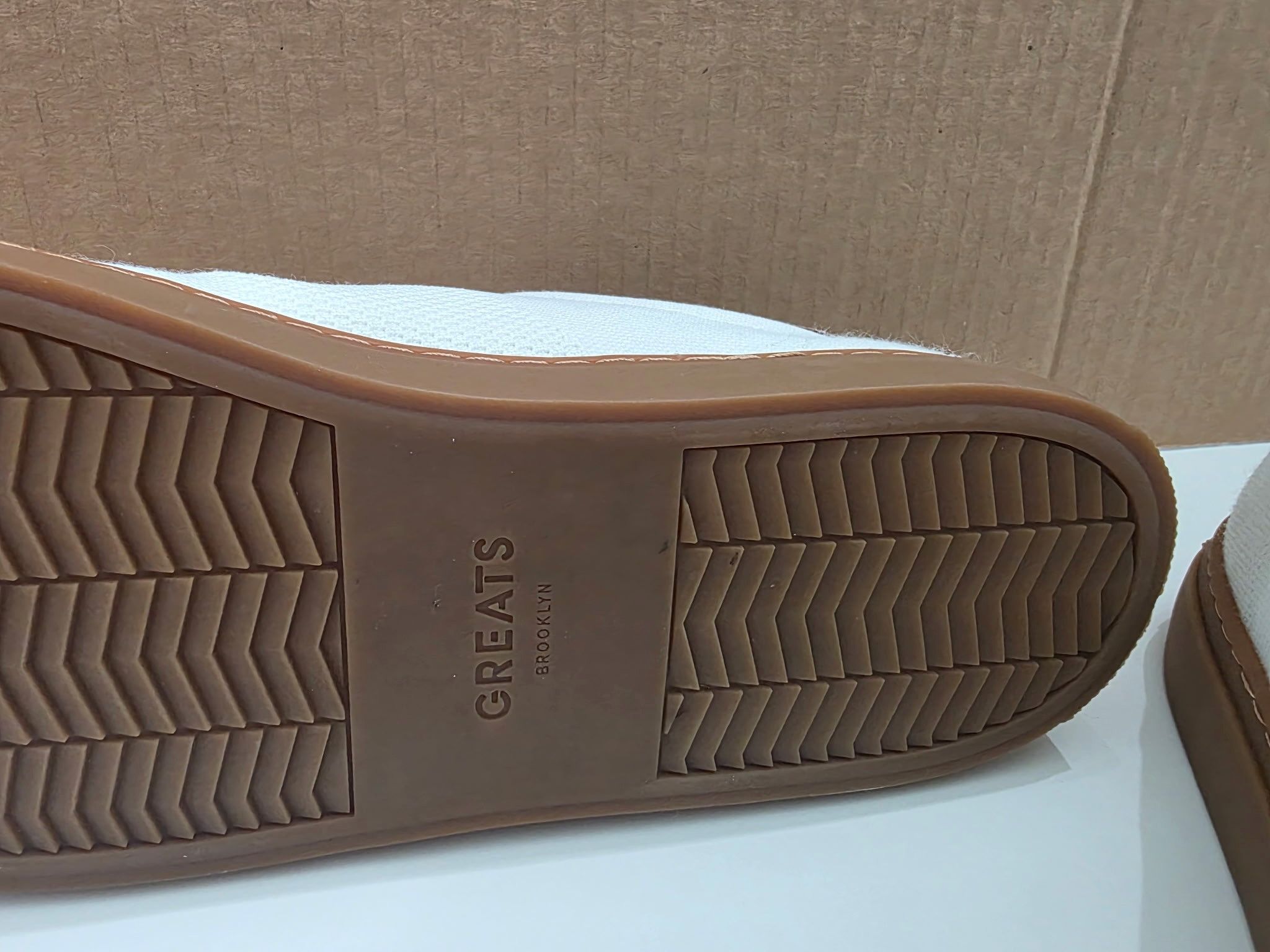 Greats Greats Royale Knit Sneakers - White/Gum - Size 14 Size US 14 / EU 47 - 6 Thumbnail
