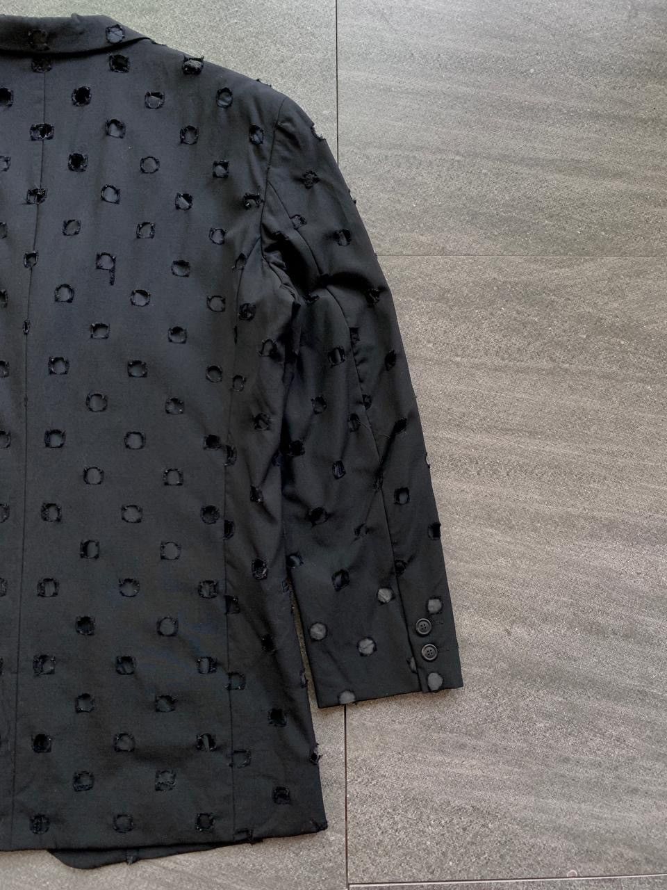 Issey Miyake FREE TAX! Punch Hole Blazer Jacket - Medium Size US M / EU 48-50 / 2 - 6 Thumbnail