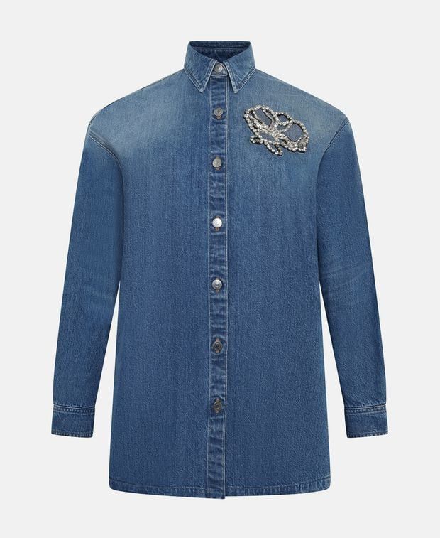 Stella McCartney Denim blouse Size XS / US 0-2 / IT 36-38 - 1 Thumbnail