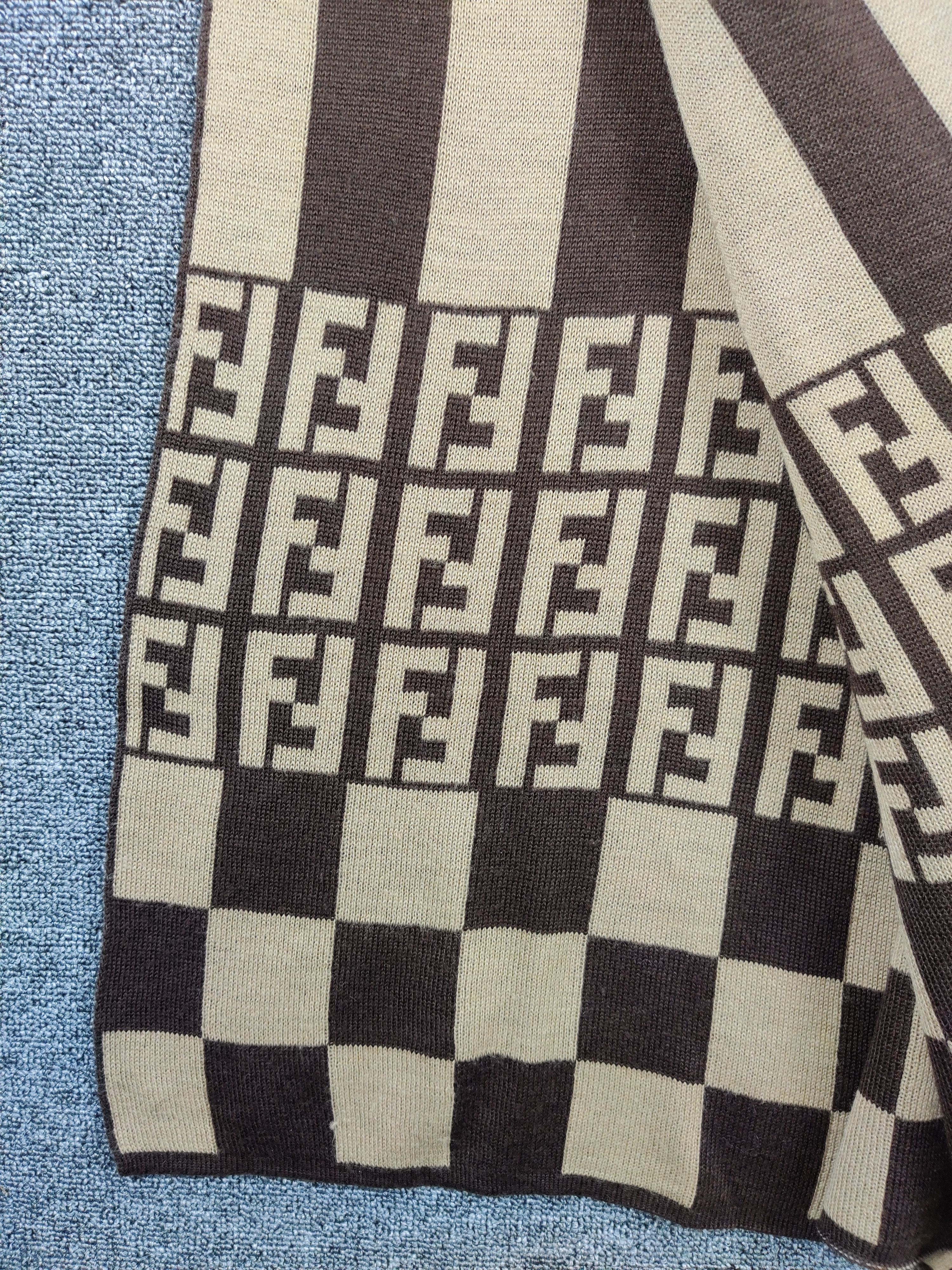 Fendi Vintage Fendi Monogram Muffler/Scarves Size ONE SIZE - 4 Thumbnail