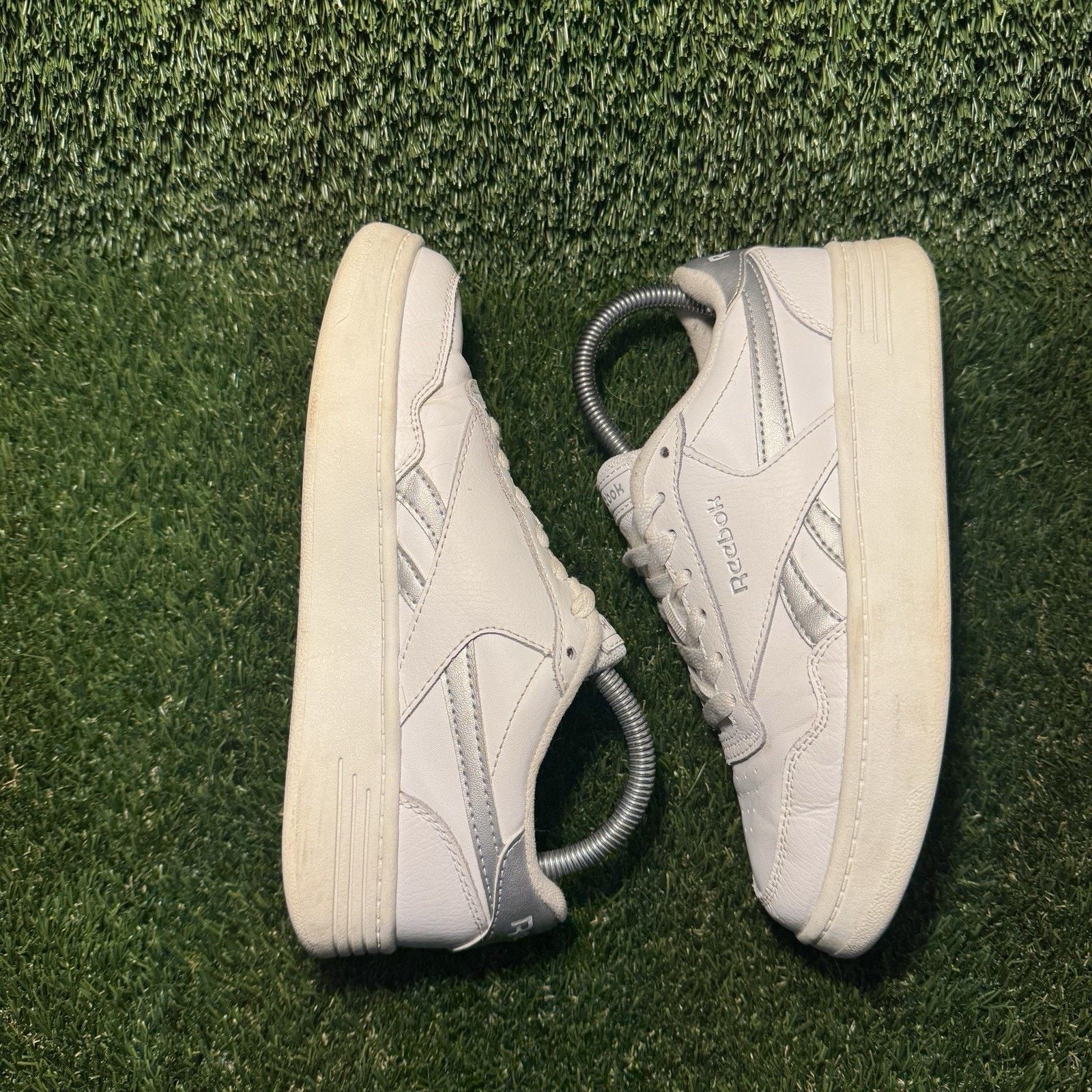 Reebok Size 6 - Reebok Royal Techque T White Gray (W) Size US 6 / IT 36 - 3 Thumbnail