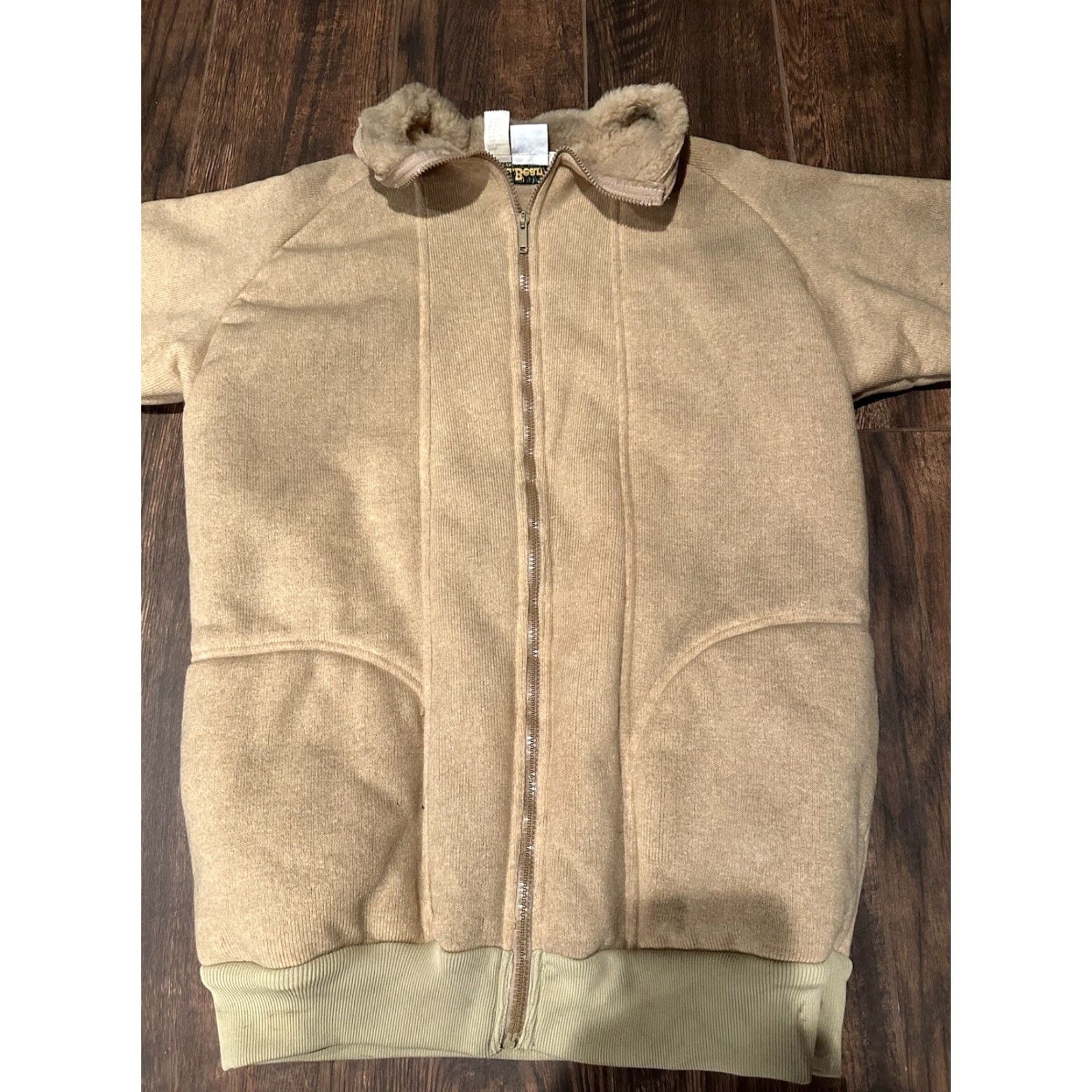Patagonia VINTAGE Patagonia x LL Bean Fleece Jacket Deep Pile Oatmeal Large Men Size US L / EU 52-54 / 3 - 5 Thumbnail