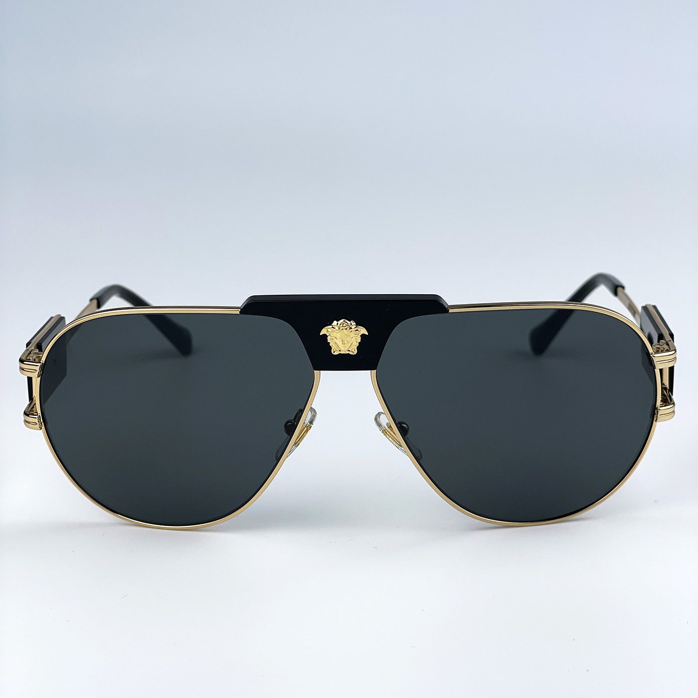 Versace NEW Versace VE2252 100287 Metal Pilot Men Sunglasses0 Size ONE SIZE - 4 Thumbnail